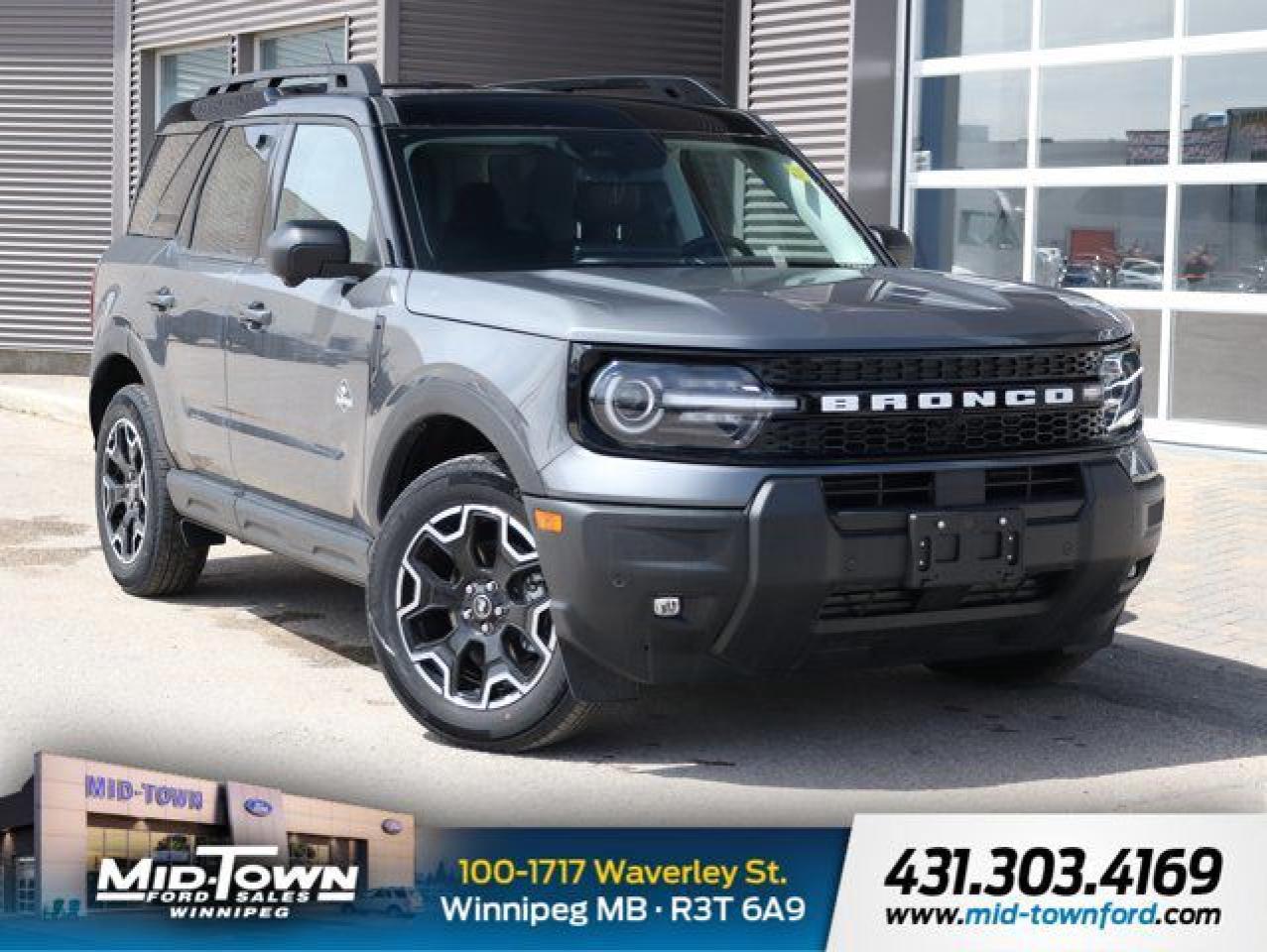 New 2025 Ford Bronco Sport Outer Banks | Auto Start-Stop | Heated Seats | Auto High-Beams for sale in Winnipeg, MB