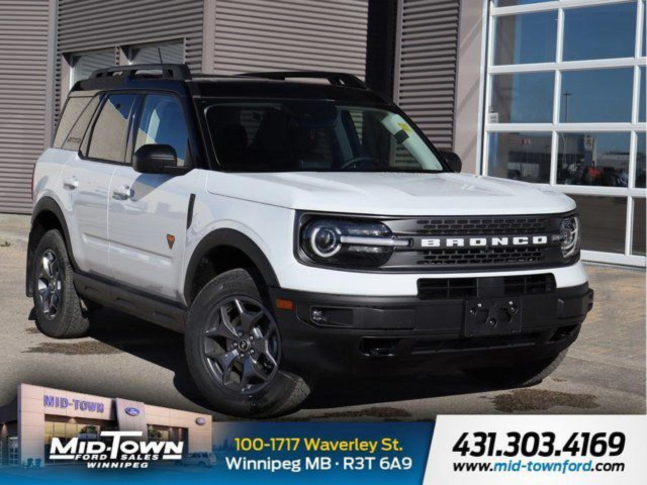 New 2024 Ford Bronco Sport Badlands | Class 2 Tow Pack | Dual Zone Climate for sale in Winnipeg, MB