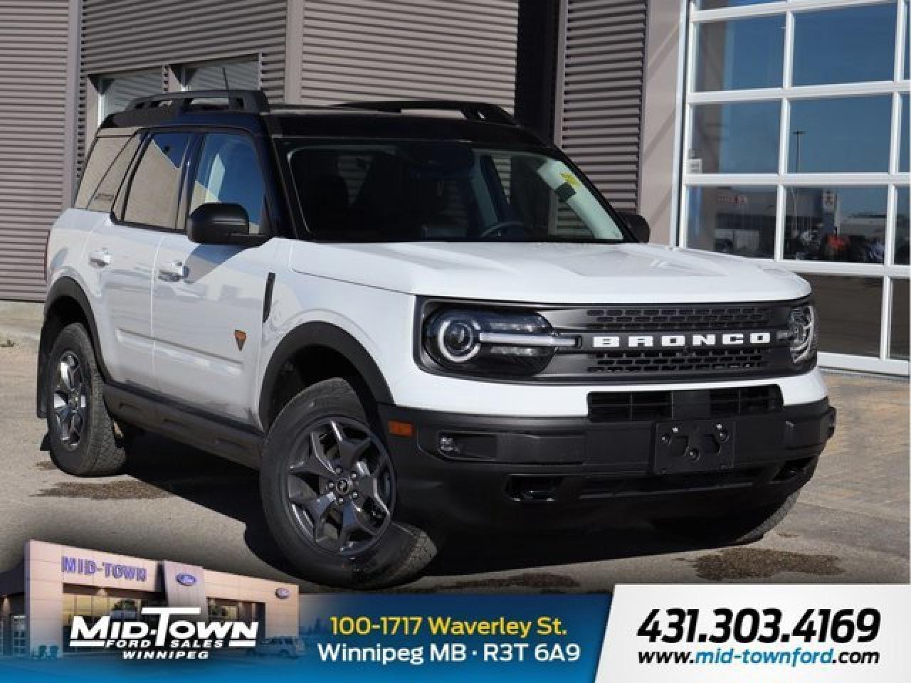 New 2024 Ford Bronco Sport Badlands | Class 2 Tow Pack | Dual Zone Climate for sale in Winnipeg, MB