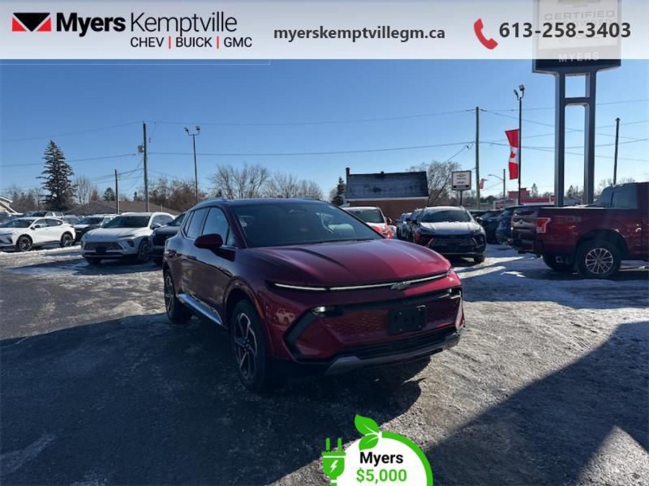 New 2025 Chevrolet Equinox EV LT  - Sunroof for sale in Kemptville, ON