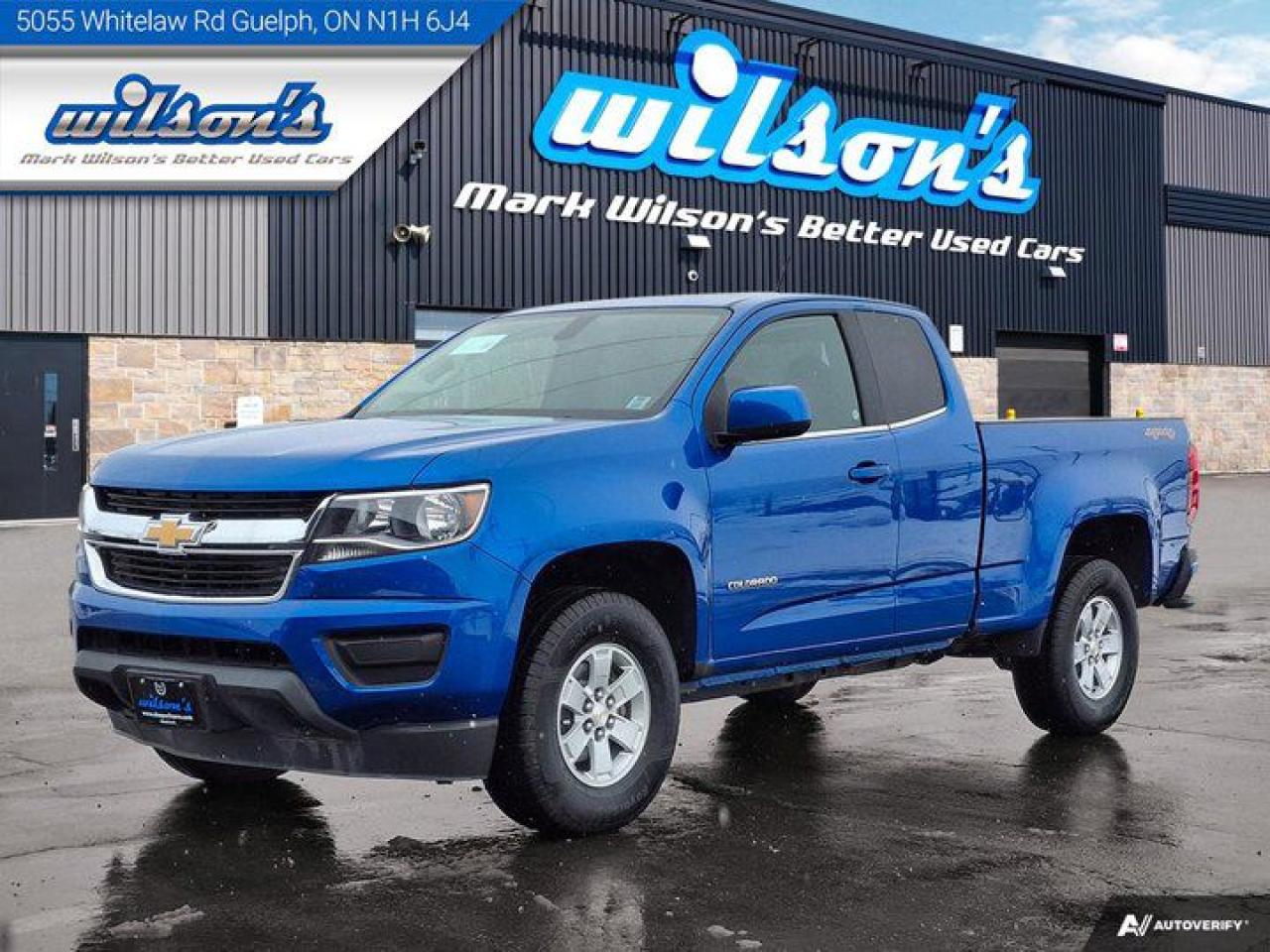 Used 2020 Chevrolet Colorado 4WD Work Truck  | Ext'd Cab | V6 | 4WD | Power Seat | Rear Camera | HD Trailering Pkg | Cruise for sale in Guelph, ON