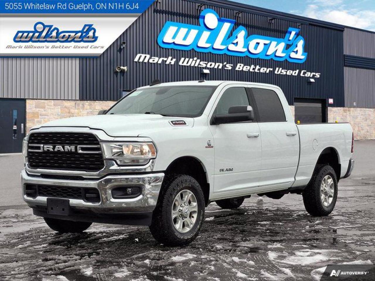 Used 2022 RAM 2500 Big Horn Crew 4X4 | 6.7L Cummins Diesel | Power Seat | CarPlay + Android | Rear Camera | and more! for sale in Guelph, ON