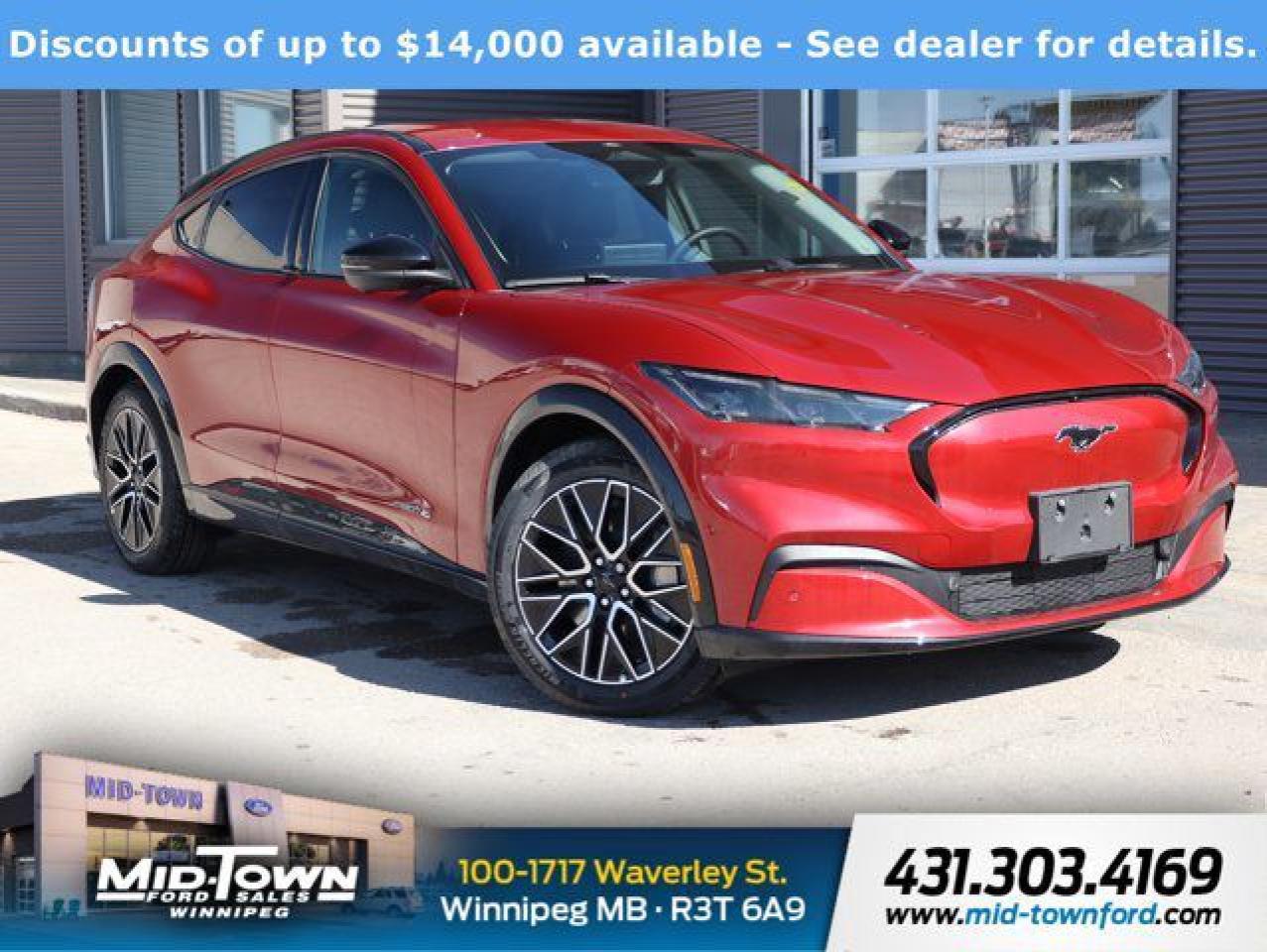 New 2024 Ford Mustang Mach-E Premium | $10,000 Discount Available Contact us! for sale in Winnipeg, MB