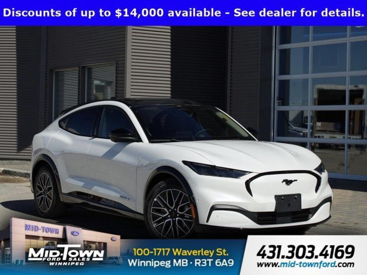 New 2024 Ford Mustang Mach-E Select | $14,000 Discount Available Contact us! for sale in Winnipeg, MB
