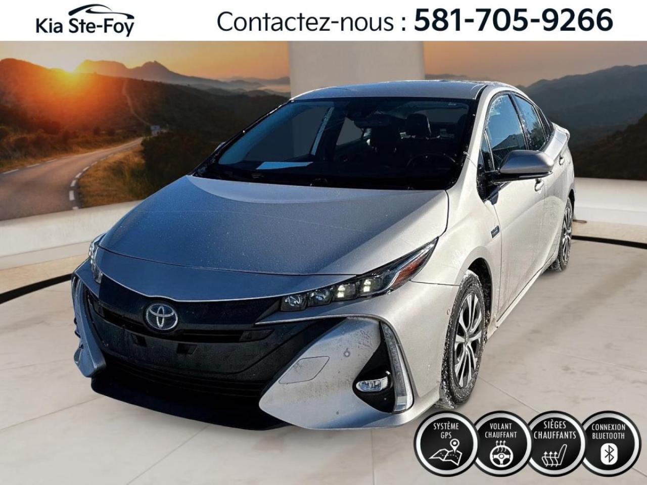 Used 2020 Toyota Prius Prime UPGRADE * PHEV* GPS* CUIR* BLUETOOTH* BANCS CHAUFF for sale in Ste-Foy, QC