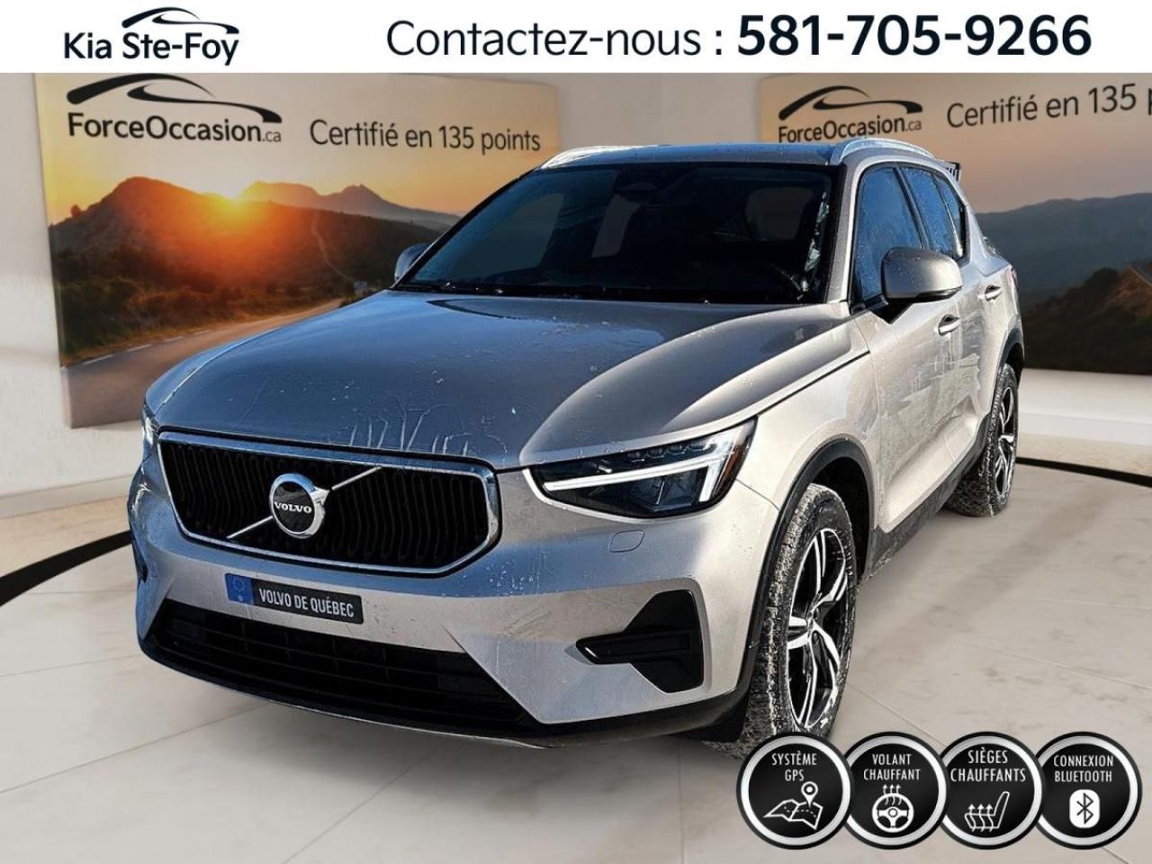 Used 2023 Volvo XC40 B5 CORE* AWD* GPS* CUIR* VOLANT CHAUFFANT* CRUISE* for sale in Ste-Foy, QC