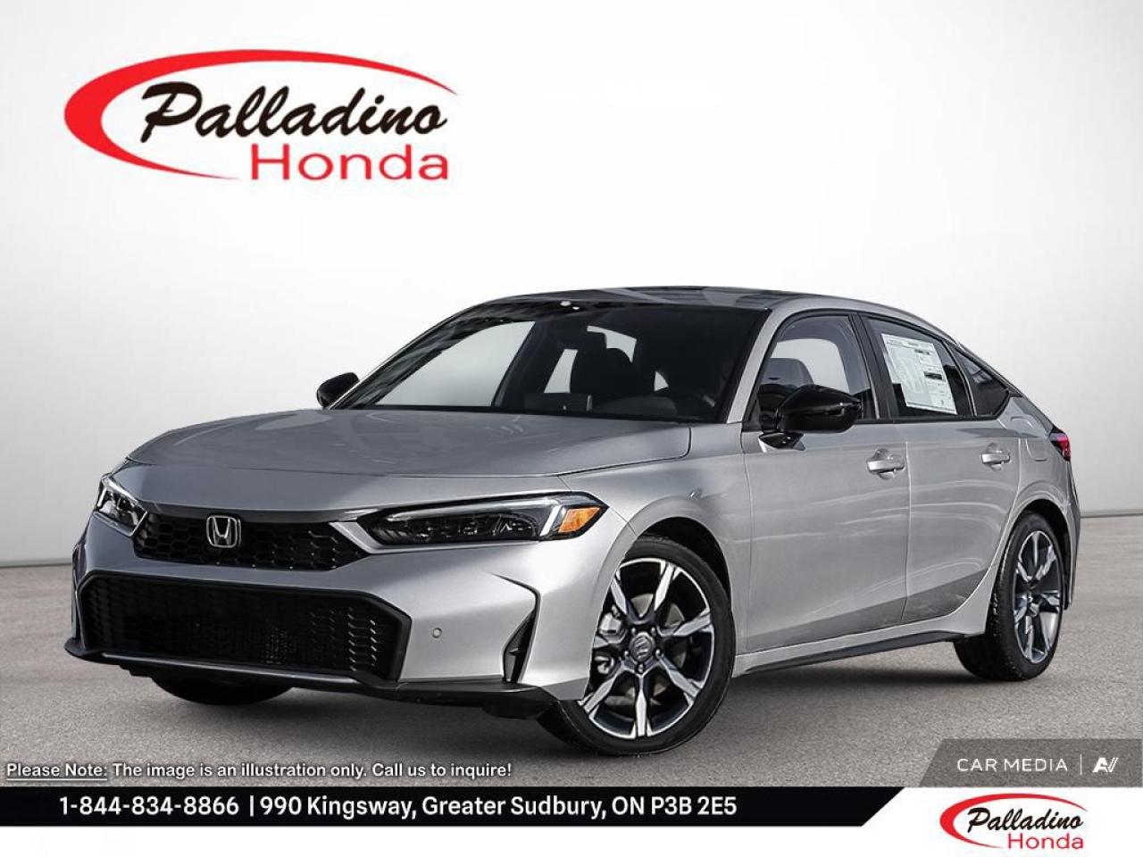 New 2025 Honda Civic Hatchback Hybrid Sport Touring for sale in Greater Sudbury, ON