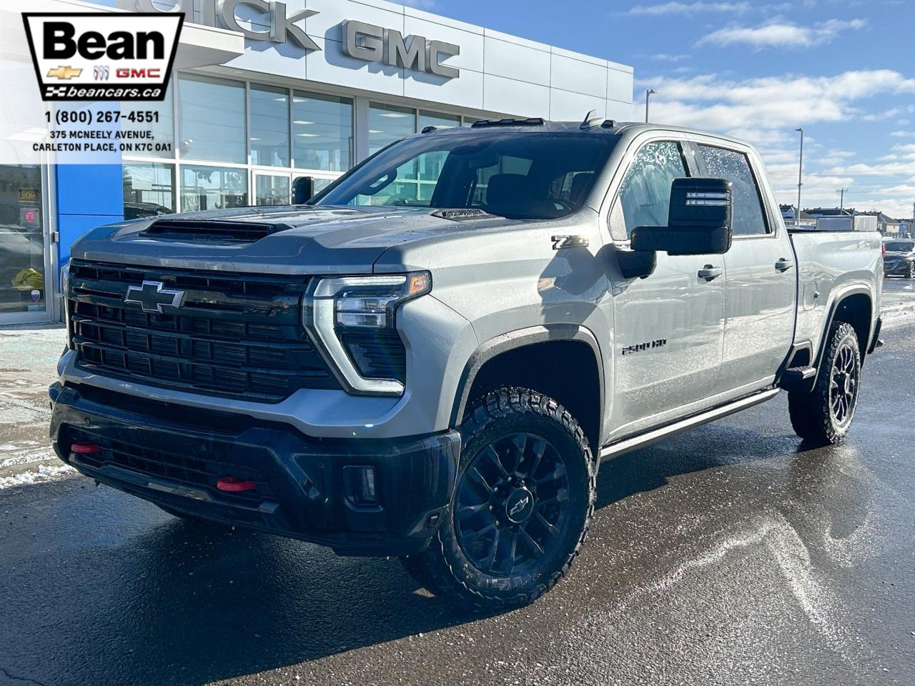 New 2025 Chevrolet Silverado 2500 HD LTZ DURAMAX 6.6L V8 WITH REMOTE START/ENTRY, HEATED SEATS, VENTILATED SEATS, HEATED STEERING WHEEL, HITCH GUIDANCE WITH HITCH VIEW, HD SURROUND VISION for sale in Carleton Place, ON