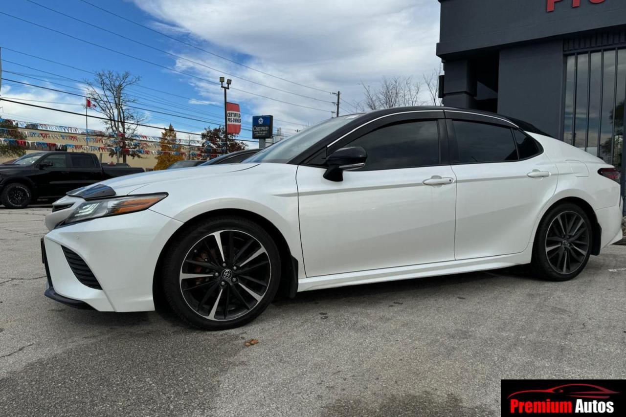 Used 2018 Toyota Camry XSE|RED LEATHER INTERIOR|PANORAMIC ROOF|HEATED SEATS|ALLOYS for sale in Oakville, ON