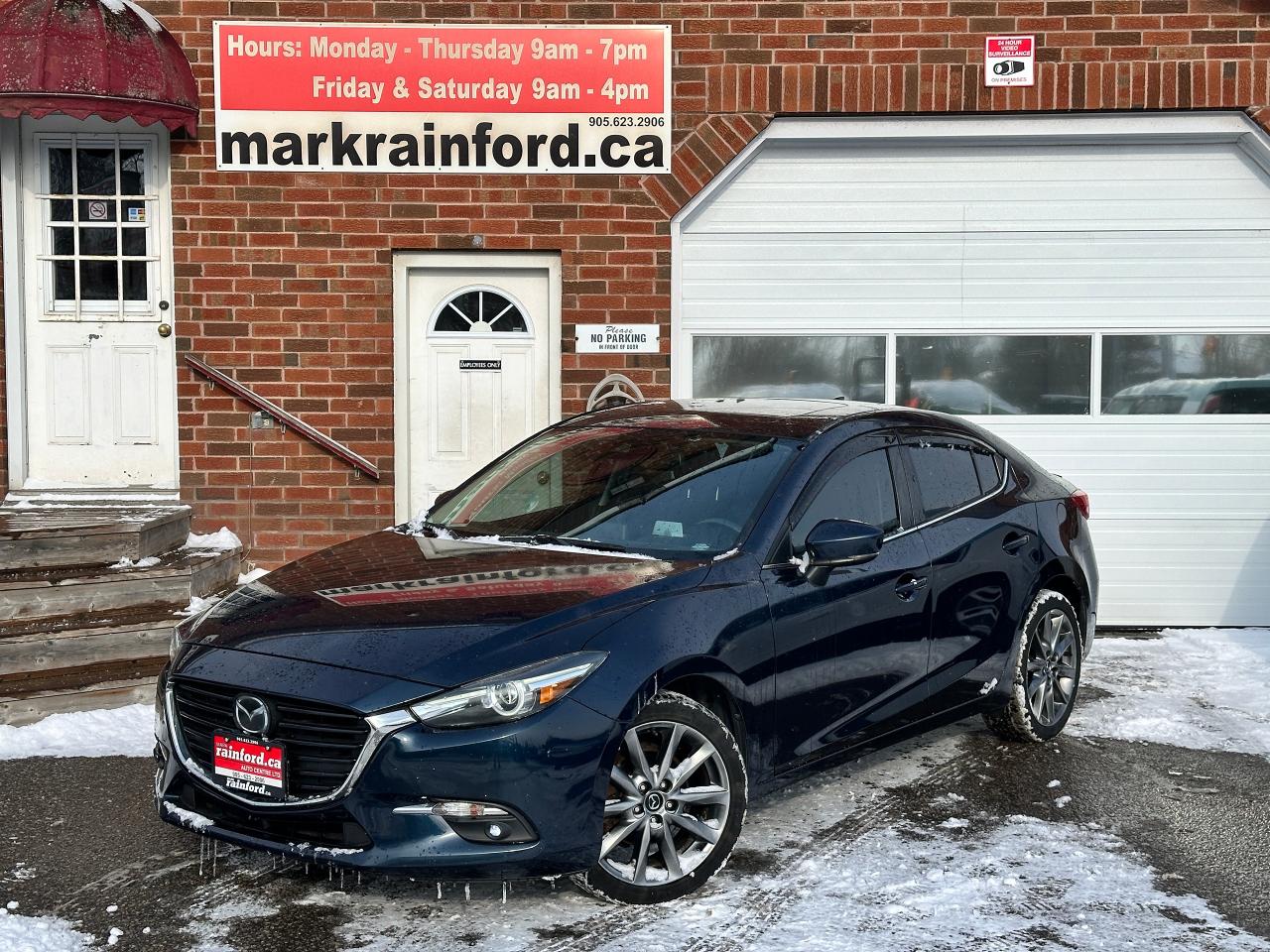 Used 2018 Mazda MAZDA3 GT Heated Leather Sunroof NAV Bluetooth RvCam SXM for sale in Bowmanville, ON