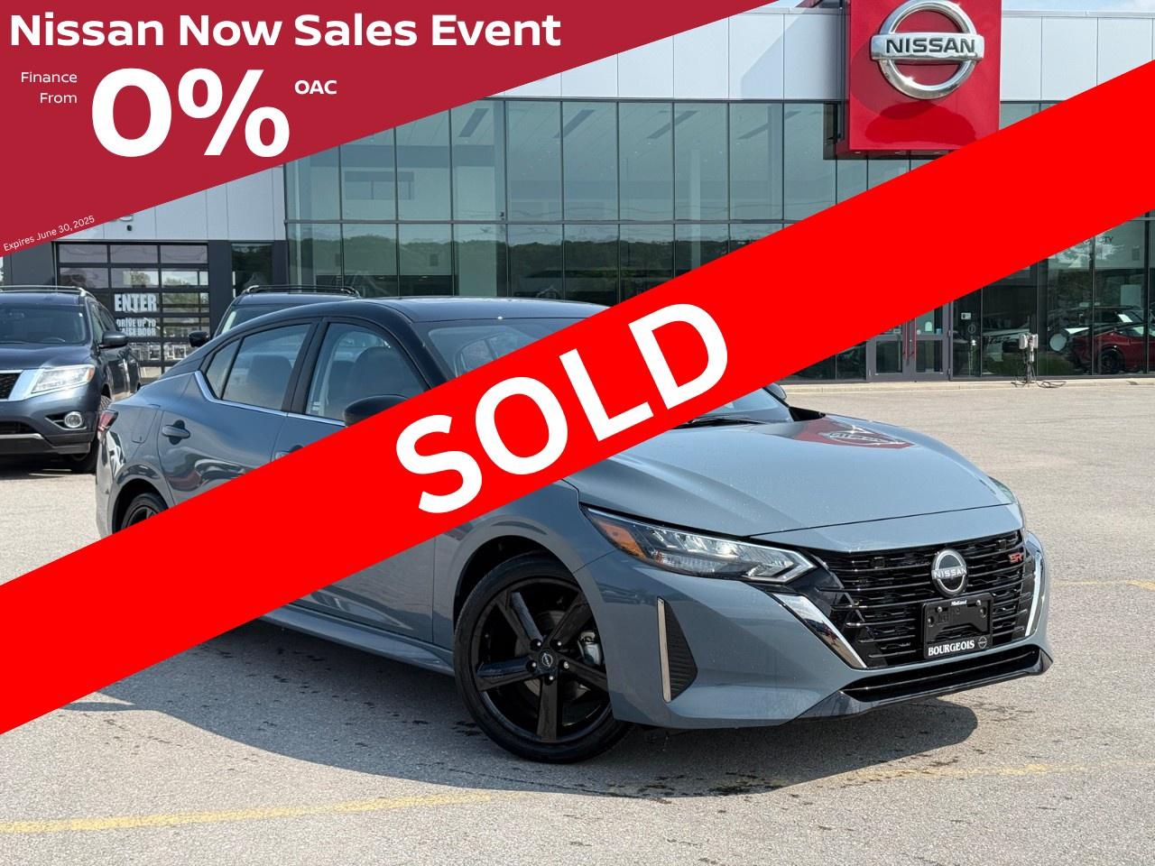 New 2025 Nissan Sentra SR CVT for sale in Midland, ON