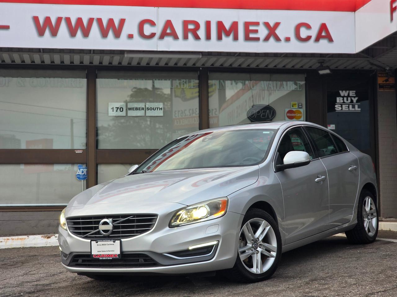 2015 Volvo S60 T5 Premier Plus AWD | BLIS | Leather | Sunroof | Backup Camera Photo0