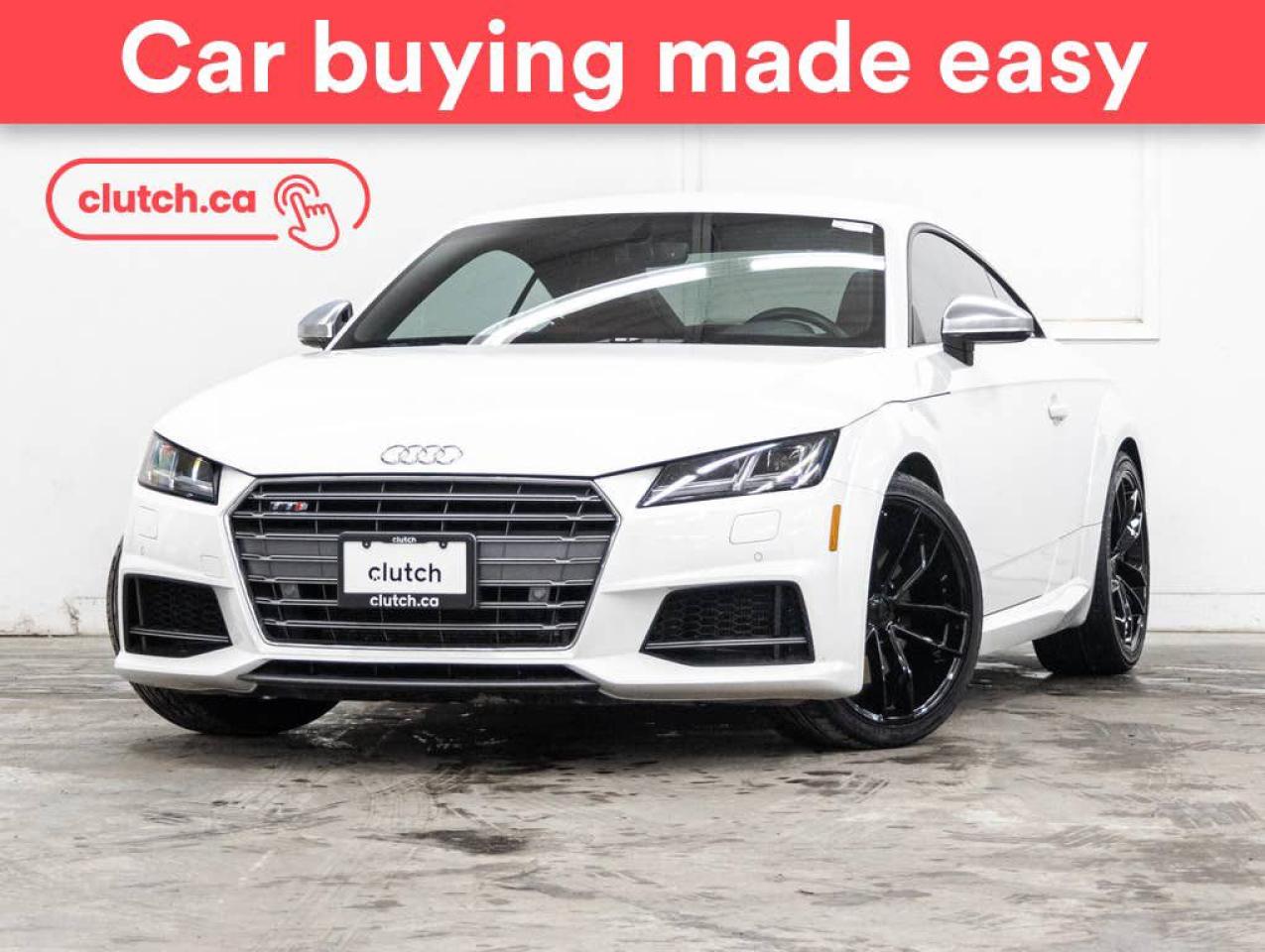 Used 2016 Audi TTS Coupe 2.0 TFSI quattro AWD w/ Apple CarPlay, Heated Front Seats, Rearview Camera for sale in Toronto, ON