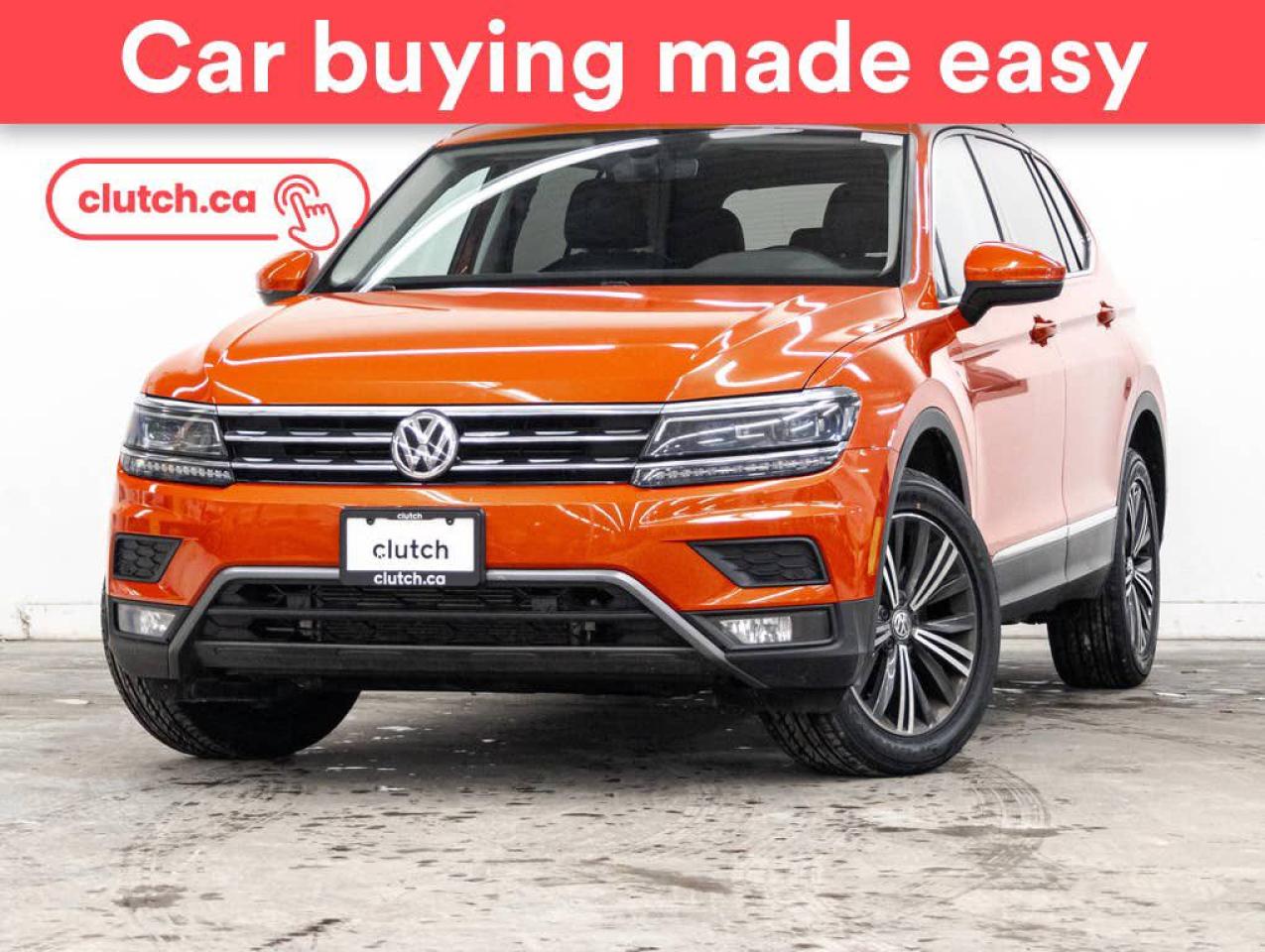 Used 2018 Volkswagen Tiguan Highline AWD w/ Apple CarPlay & Android Auto, Dual Zone A/C, Panoramic Sunroof for sale in Toronto, ON