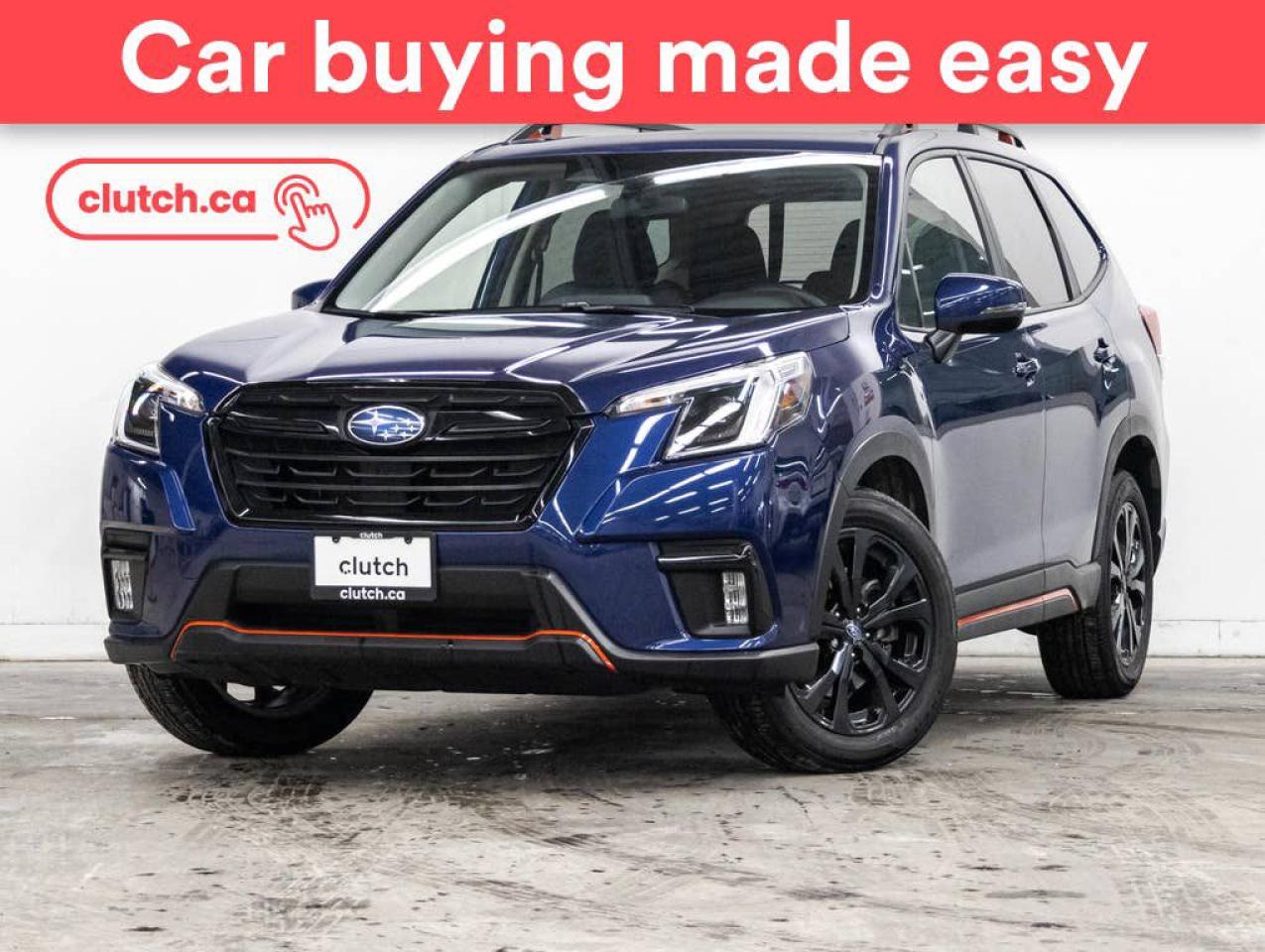 Used 2024 Subaru Forester Sport AWD w/ EyeSight Pkg. w/ Apple CarPlay & Android Auto, Heated Steering Wheel, Heated Front Seats for sale in Toronto, ON