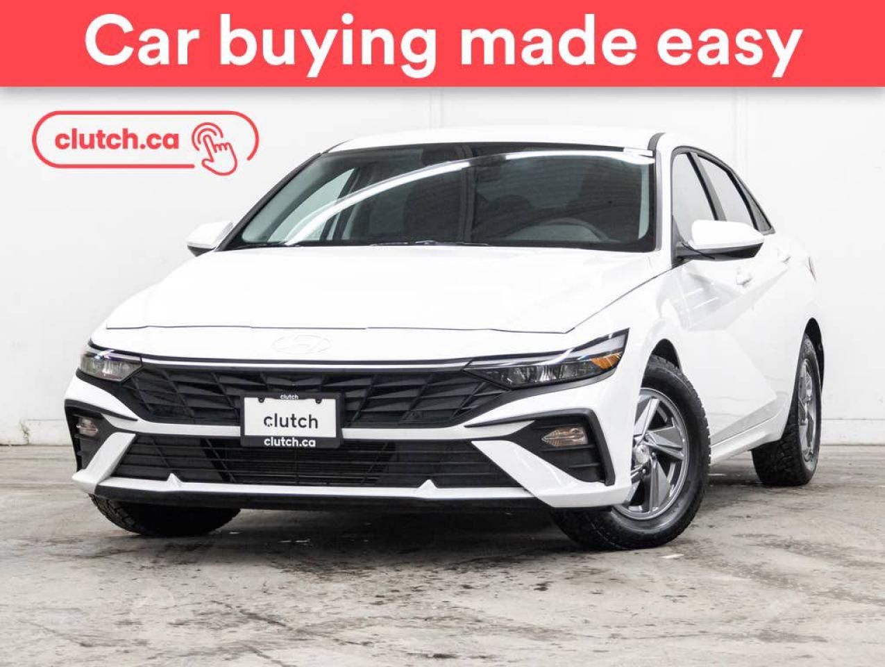 Used 2024 Hyundai Elantra Essential w/ Apple CarPlay & Android Auto, A/C, Rearview Cam for sale in Toronto, ON