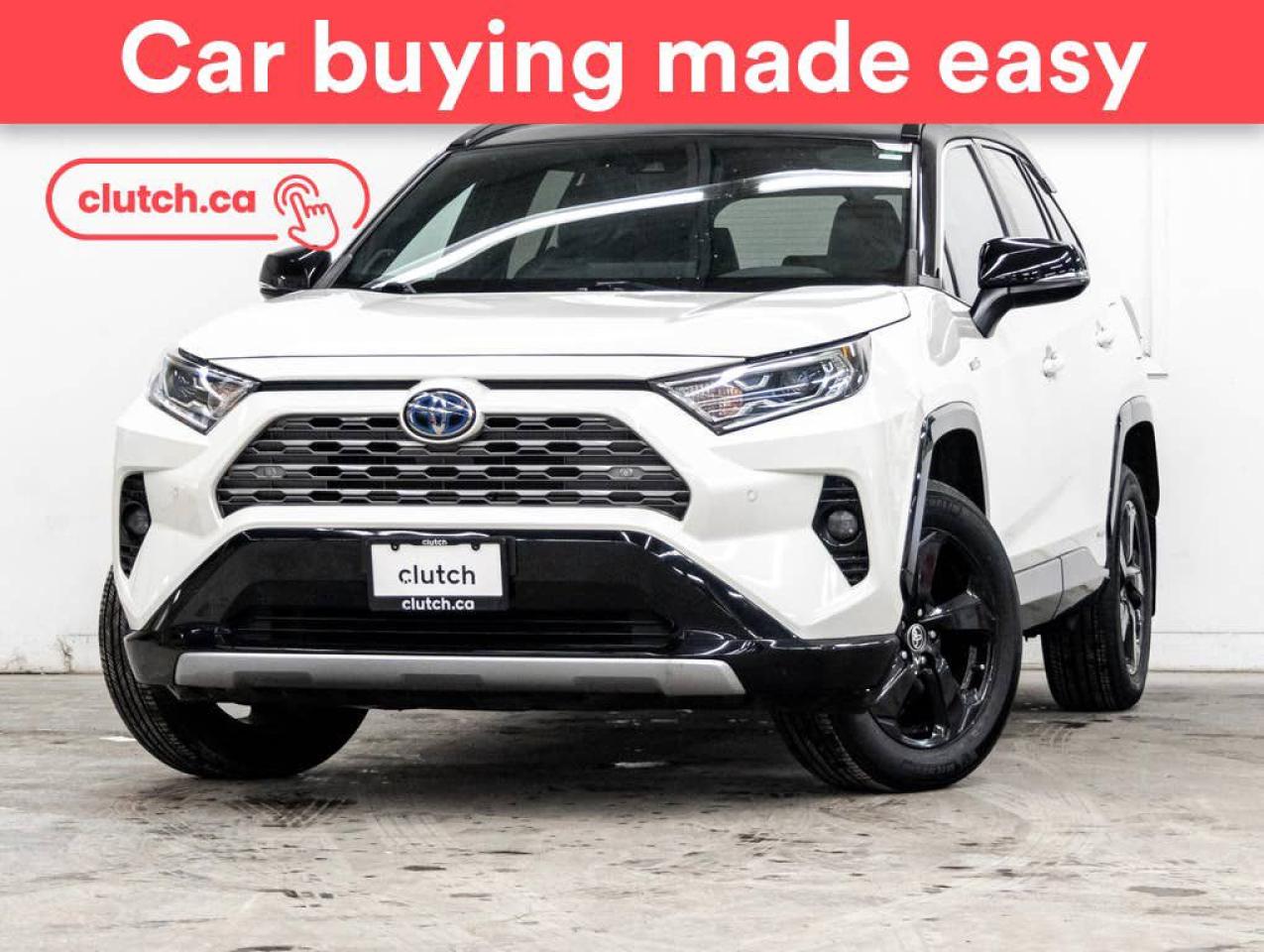 Used 2021 Toyota RAV4 Hybrid XLE AWD w/ XSE Technology Pkg w/ Apple CarPlay & Android Auto, Dual Zone A/C, Power Sunroof for sale in Toronto, ON