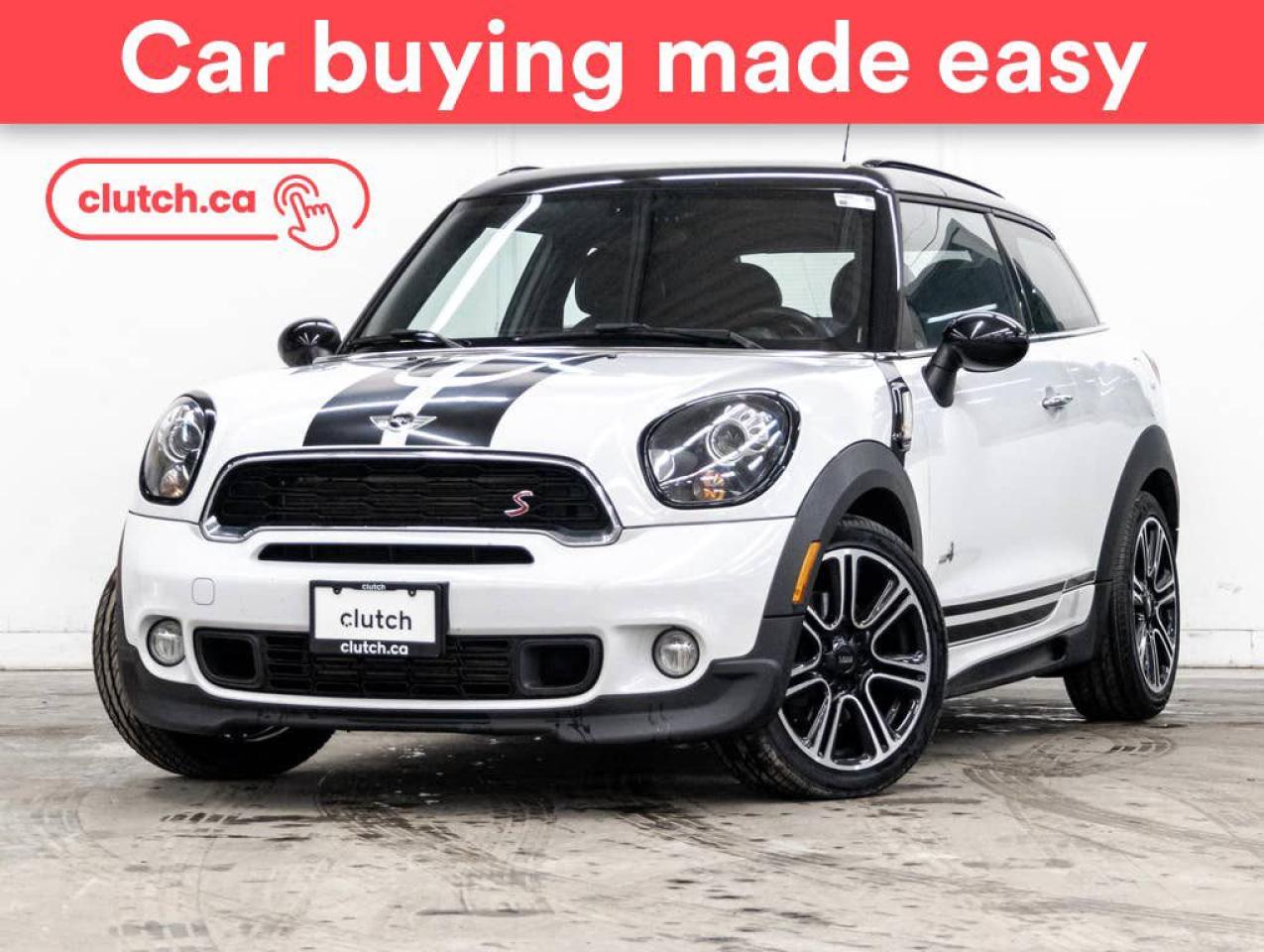 Used 2016 MINI Cooper Paceman S AWD w/ Heated Front Seats, A/C, Dual Panel Sunroof for sale in Toronto, ON