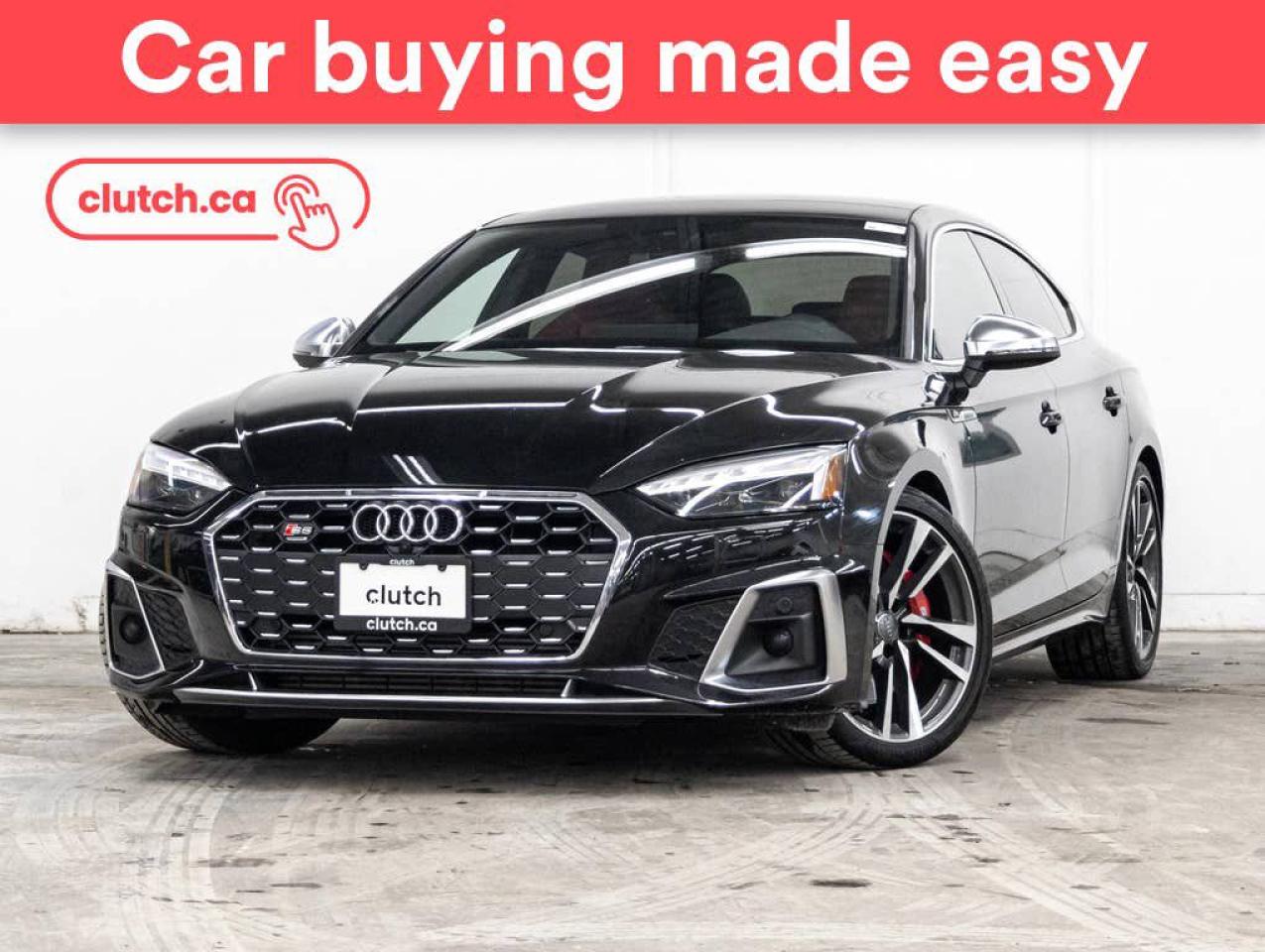 Used 2020 Audi S5 Sportback Technik quattro AWD w/ Apple CarPlay & Android Auto, Tri Zone A/C, Power Sunroof for sale in Toronto, ON