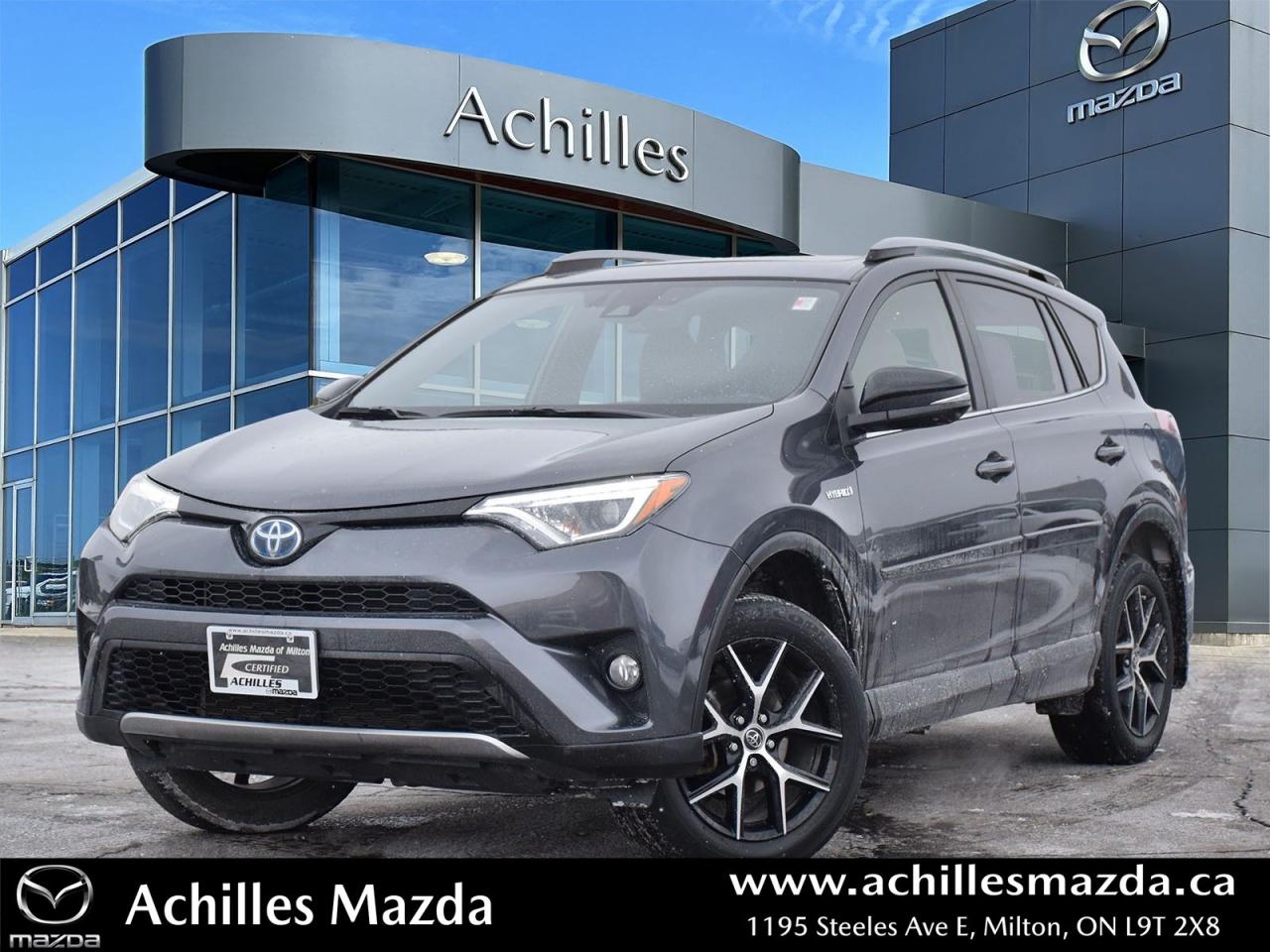 Used 2017 Toyota RAV4 Hybrid SE-AWD, ALLOYS, HYBRID for sale in Milton, ON