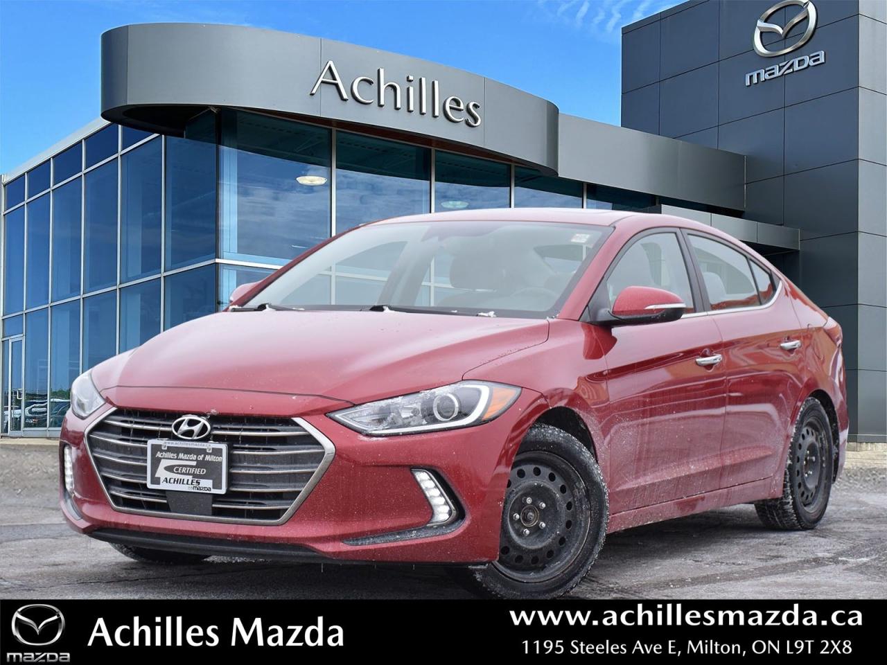 Used 2018 Hyundai Elantra Limited, Leather, Moonroof for sale in Milton, ON