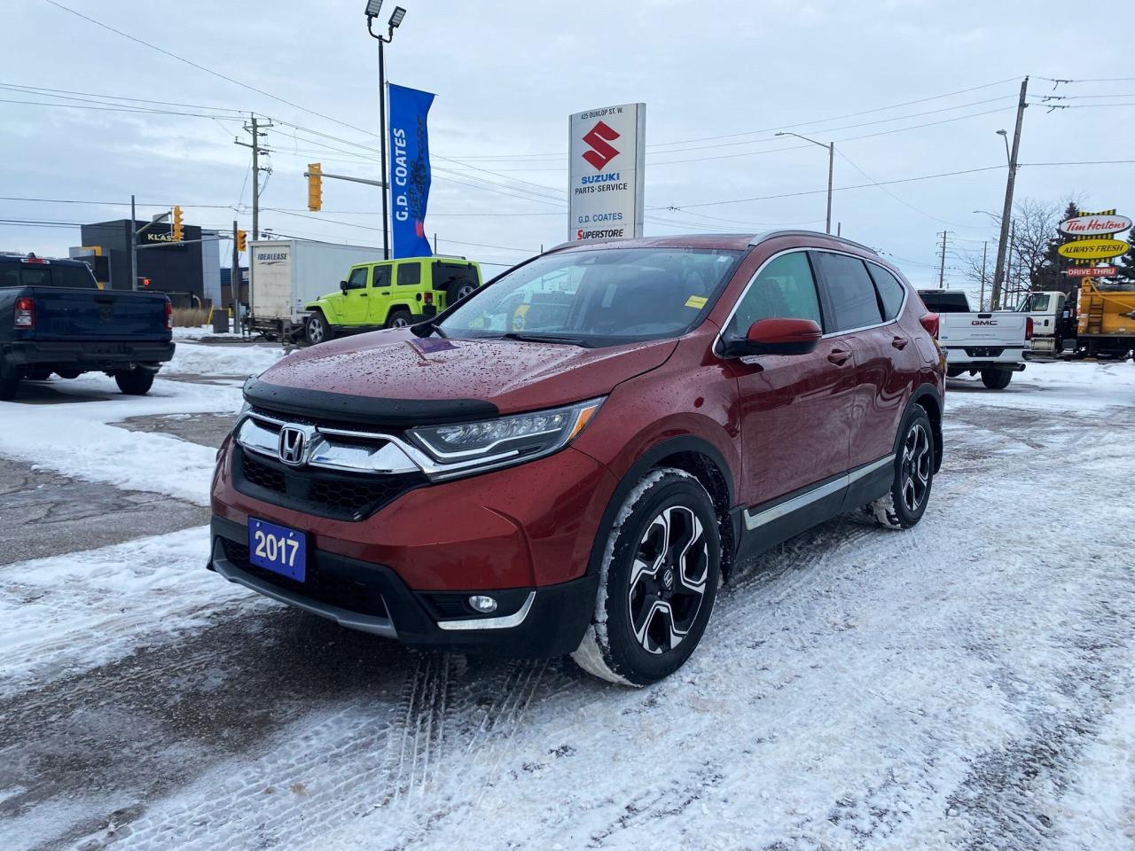 Used 2017 Honda CR-V Touring AWD ~Nav ~Cam ~Leather ~Sunroof ~Bluetooth for sale in Barrie, ON