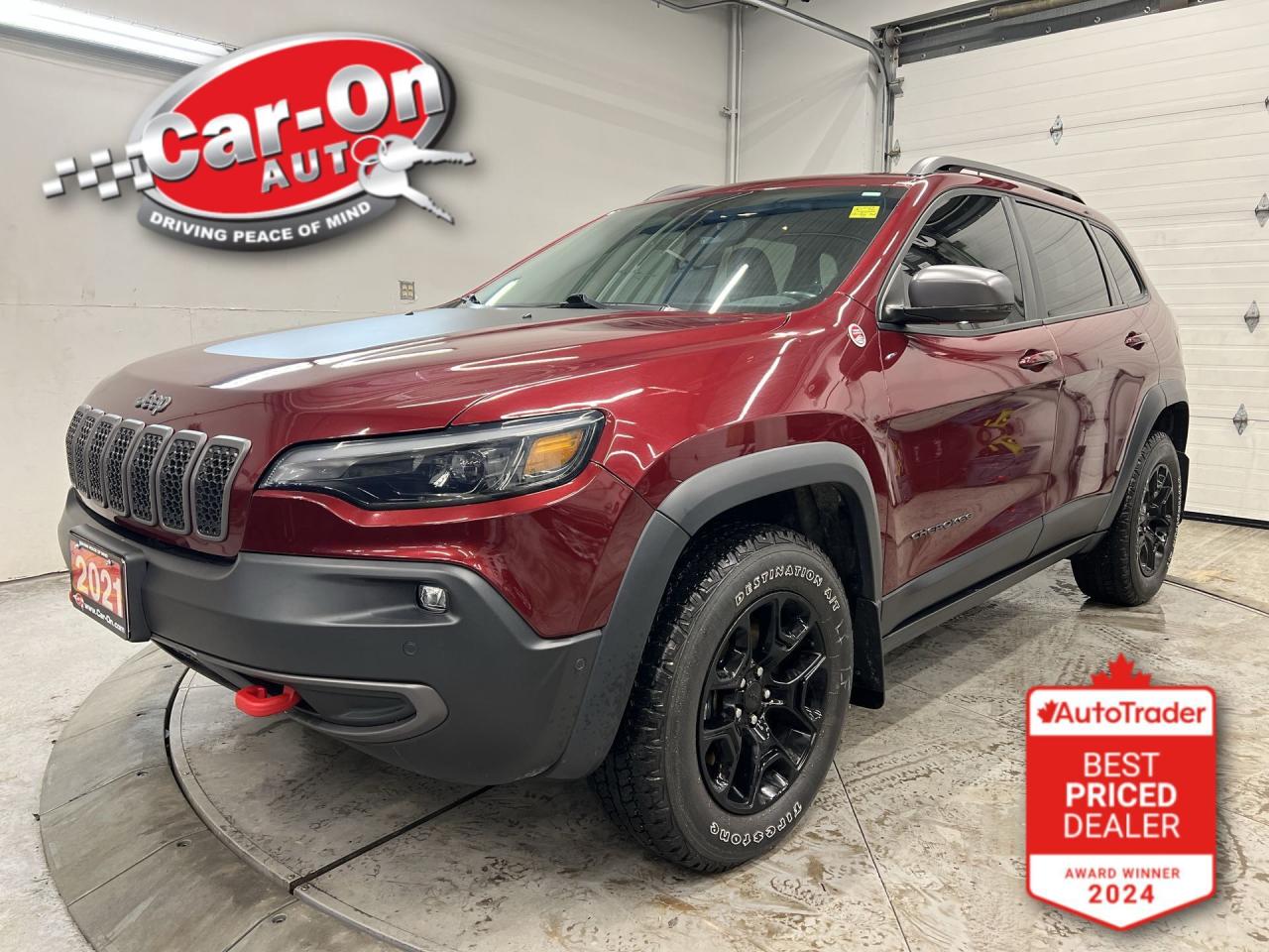 Used 2021 Jeep Cherokee TRAILHAWK ELITE 4x4| 3.2L V6 | PANO ROOF | LEATHER for sale in Ottawa, ON