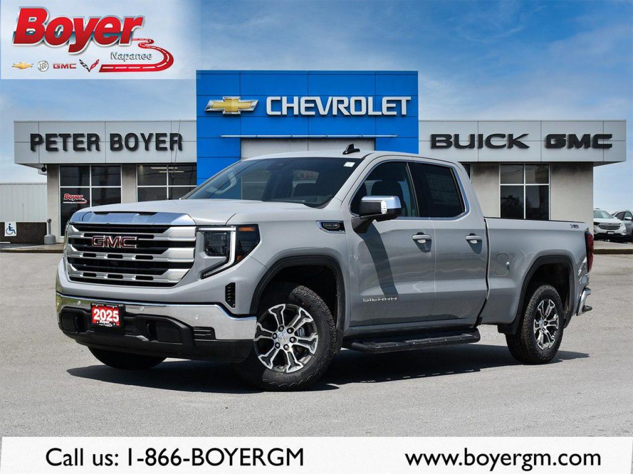 New 2025 GMC Sierra 1500 Double Cab Standard Box 4-Wheel Drive SLE for sale in Napanee, ON