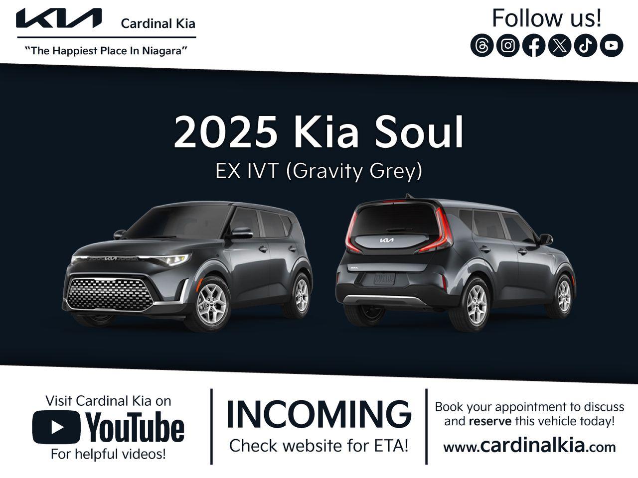 New 2025 Kia Soul EX for sale in Niagara Falls, ON