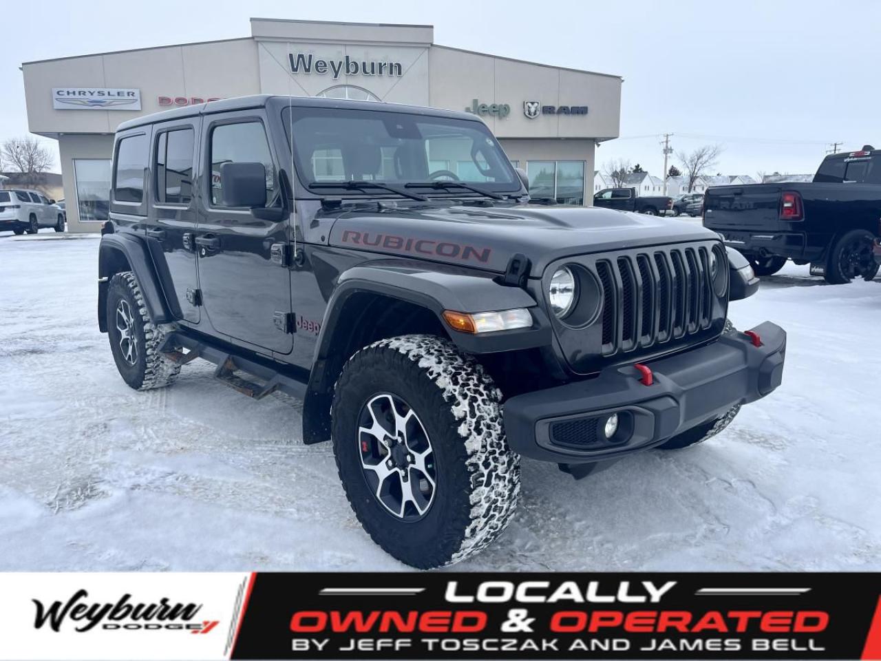 Used 2021 Jeep Wrangler RUBICON for sale in Weyburn, SK