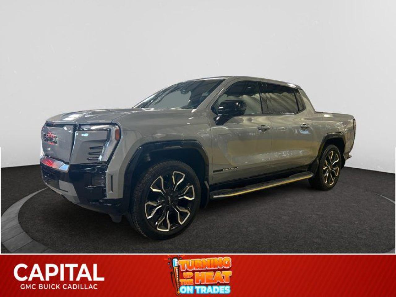 This 2025 GMC Sierra EV in Thunderstorm Grey is equipped with 4WD and Electric engine.Check out this vehicles pictures, features, options and specs, and let us know if you have any questions. Helping find the perfect vehicle FOR YOU is our only priority.P.S...Sometimes texting is easier. Text (or call) 306-801-9090 for fast answers at your fingertips!Dealer License #914248Disclaimer: All prices are plus taxes & include all cash credits & loyalties. See dealer for Details.