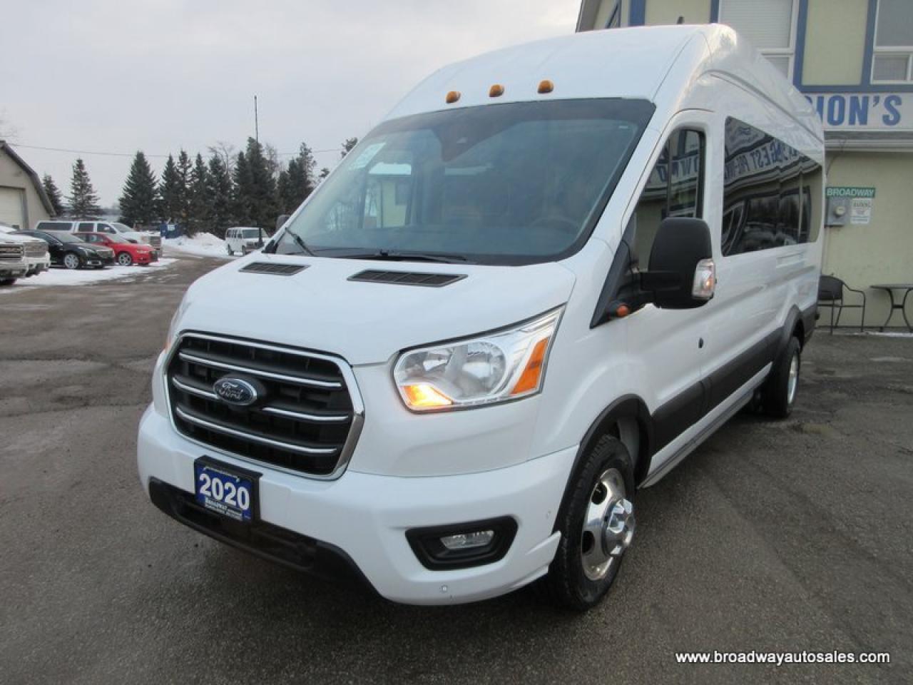 2020 Ford Transit 1-TON-PEOPLE-MOVER XLT-MODEL 15 PASSENGER 3.5L - ECO-BOOST.. NAVIGATION.. HEATED SEATS.. SLIDING PASSENGER DOOR.. BACK-UP CAMERA.. BLUETOOTH..