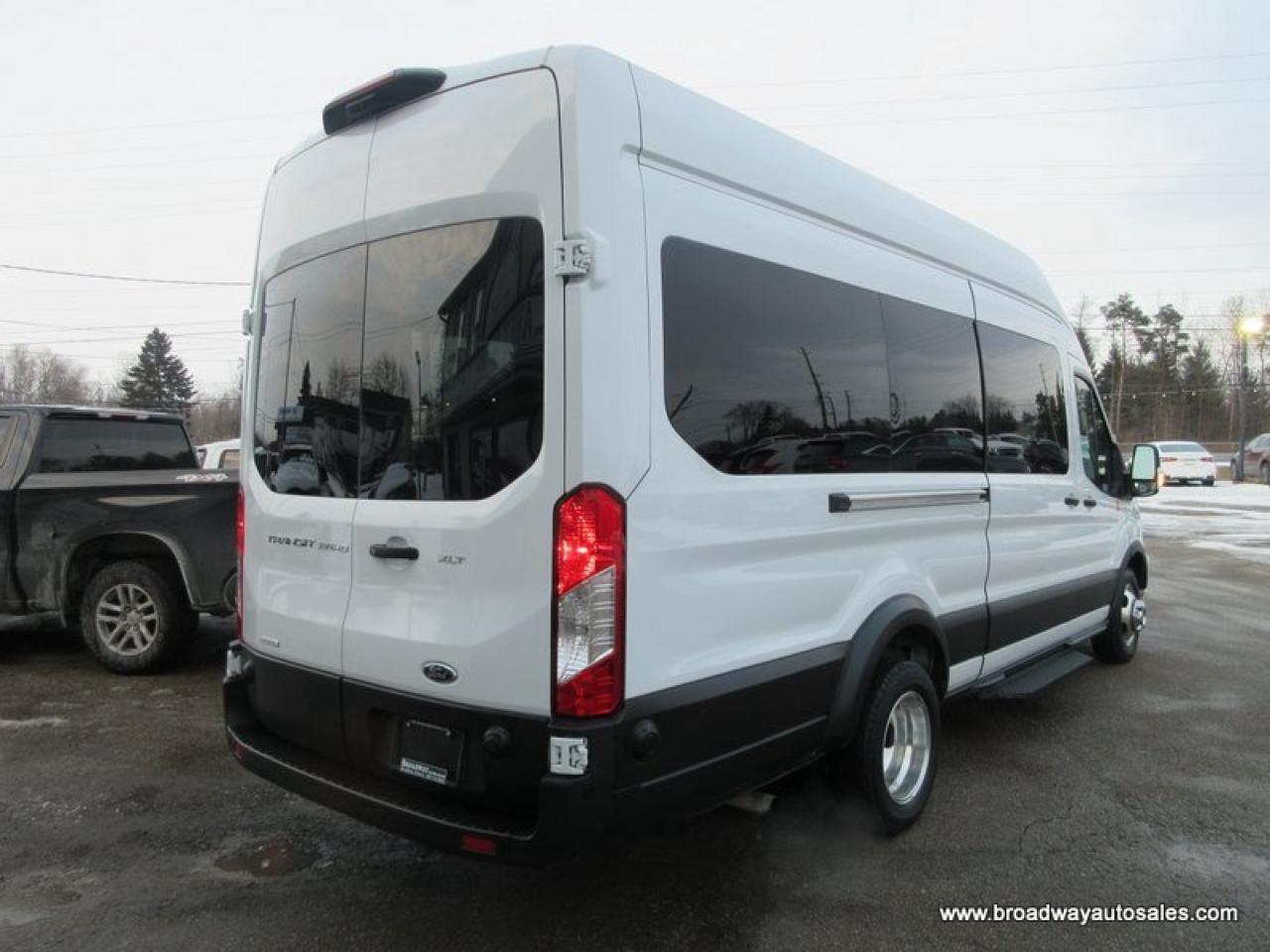 2020 Ford Transit 1-TON-PEOPLE-MOVER XLT-MODEL 15 PASSENGER 3.5L - ECO-BOOST.. NAVIGATION.. HEATED SEATS.. SLIDING PASSENGER DOOR.. BACK-UP CAMERA.. BLUETOOTH.. Photo