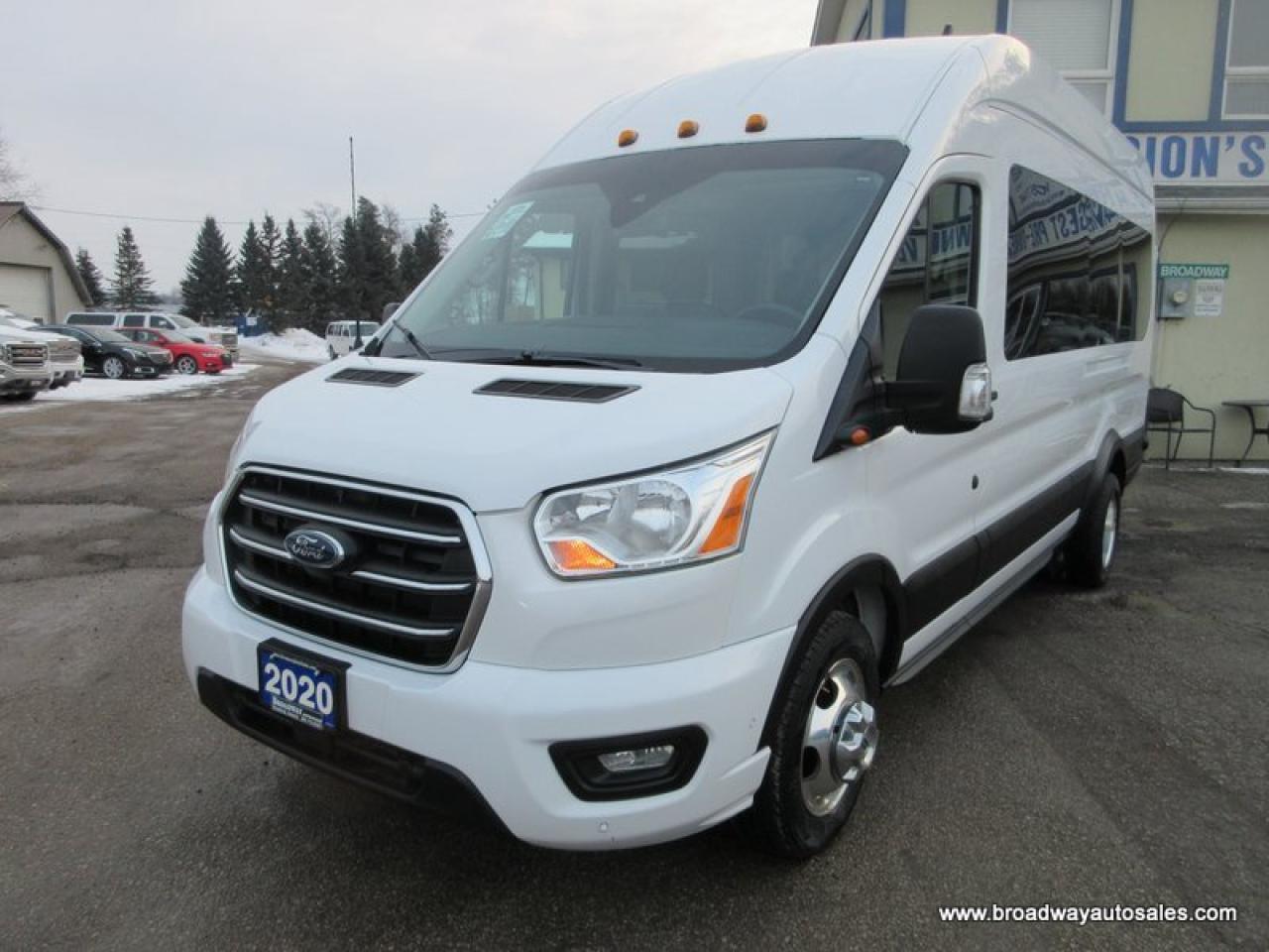2020 Ford Transit 1-TON-PEOPLE-MOVER XLT-MODEL 15 PASSENGER 3.5L - ECO-BOOST.. NAVIGATION.. HEATED SEATS.. SLIDING PASSENGER DOOR.. BACK-UP CAMERA.. BLUETOOTH.. Photo
