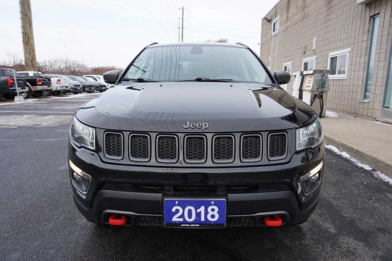 2018 Jeep Compass TRAILHAWK 4WD CERTIFIED *ACCIDENT FREE* CAMERA NAV BLUETOOTH LEATHER HEATED SEATS CRUISE ALLOYS - Photo #2