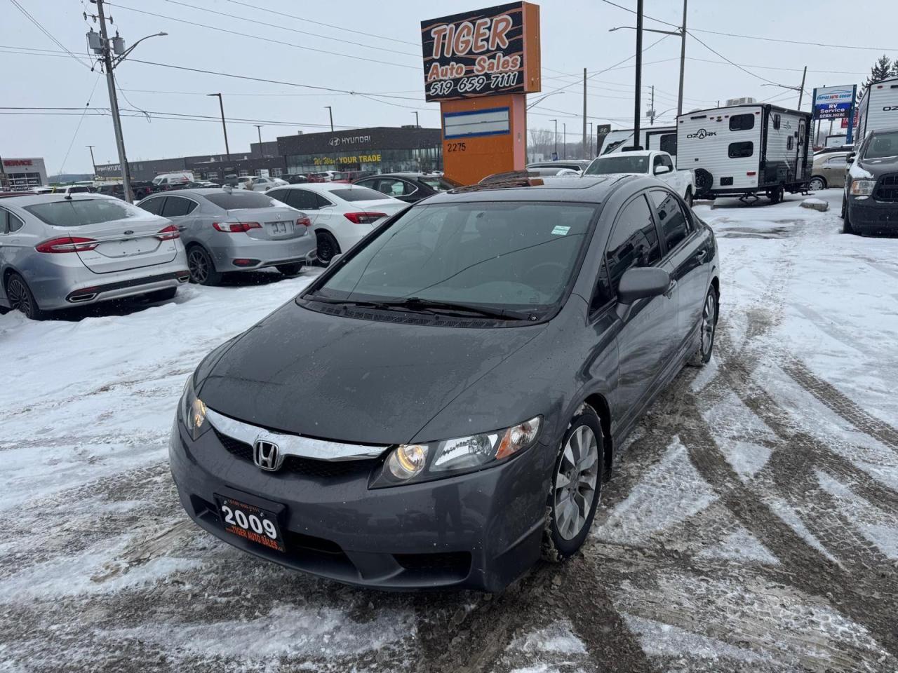 Used 2009 Honda Civic EX-L, LEAHTER, ONLY 67KMS, CERTIFIED for sale in London, ON