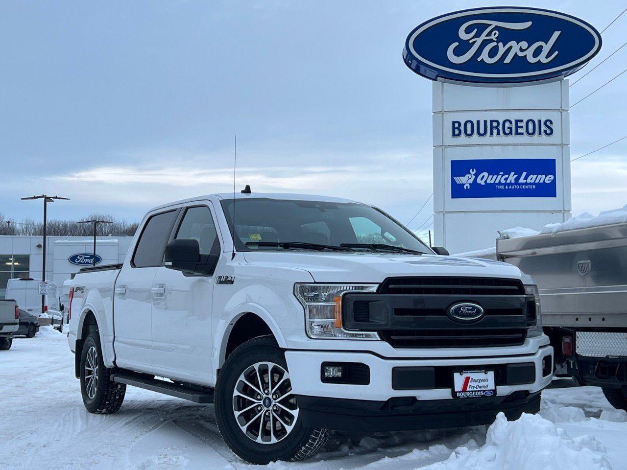 <p>Introducing the robust and reliable Ford F-150 XLT, with its sleek white exterior and capable 4x4 drivetrain, designed to tackle any road condition with ease. Powered by a 2.7L 6-cylinder engine, producing a robust 290 horsepower at 6500 RPM, this SuperCrew truck offers both performance and versatility, making it the perfect companion for any adventure.</p><p>The exterior of the F-150 XLT is complemented by its spacious and comfortable black interior, presenting a refined mix of style and practicality. The truck's design is not just about looks; it's about providing a superior driving and riding experience. Equipped with air conditioning, power windows, and keyless entry, it ensures every journey is a pleasure, regardless of the distance or destination.</p><p>Technology-wise, the F-150 XLT doesn't disappoint. A backup camera and brake assist stand out among its safety features, providing peace of mind during every drive. These, combined with its automatic transmission, make it an ideal choice for those who value both innovation and safety in their vehicle.</p><p>This vehicle is perfectly suited for individuals or families who demand a balance of power, functionality, and safety in their ride. With 94,731 km on the clock, it's ready to take on new challenges. Don't hesitate to contact the dealership for more information on how to make this Ford F-150 XLT 4WD SuperCrew yours. Embrace the opportunity to elevate your driving experience with this exceptional truck.</p> <p><strong>Financing Your Next Vehicle with Bourgeois Motors Ford in Midland:</strong></p><p>At Bourgeois Motors Ford, we make financing your next vehicle simple and stress-free! Our team works with trusted lenders to find flexible options tailored to your budget. Drive away with confidenceapply today!</p><p>Take advantage of our online pre-qualification tool, backed by Equifax and TD Bank to find the payment that works for you. Simply <a href=https://www.bourgeoismotors.com/free-credit-check/ rel=nofollow><strong>CLICK HERE</strong></a><strong> </strong>to use our secure online credit tool with no impact to your credit.</p>