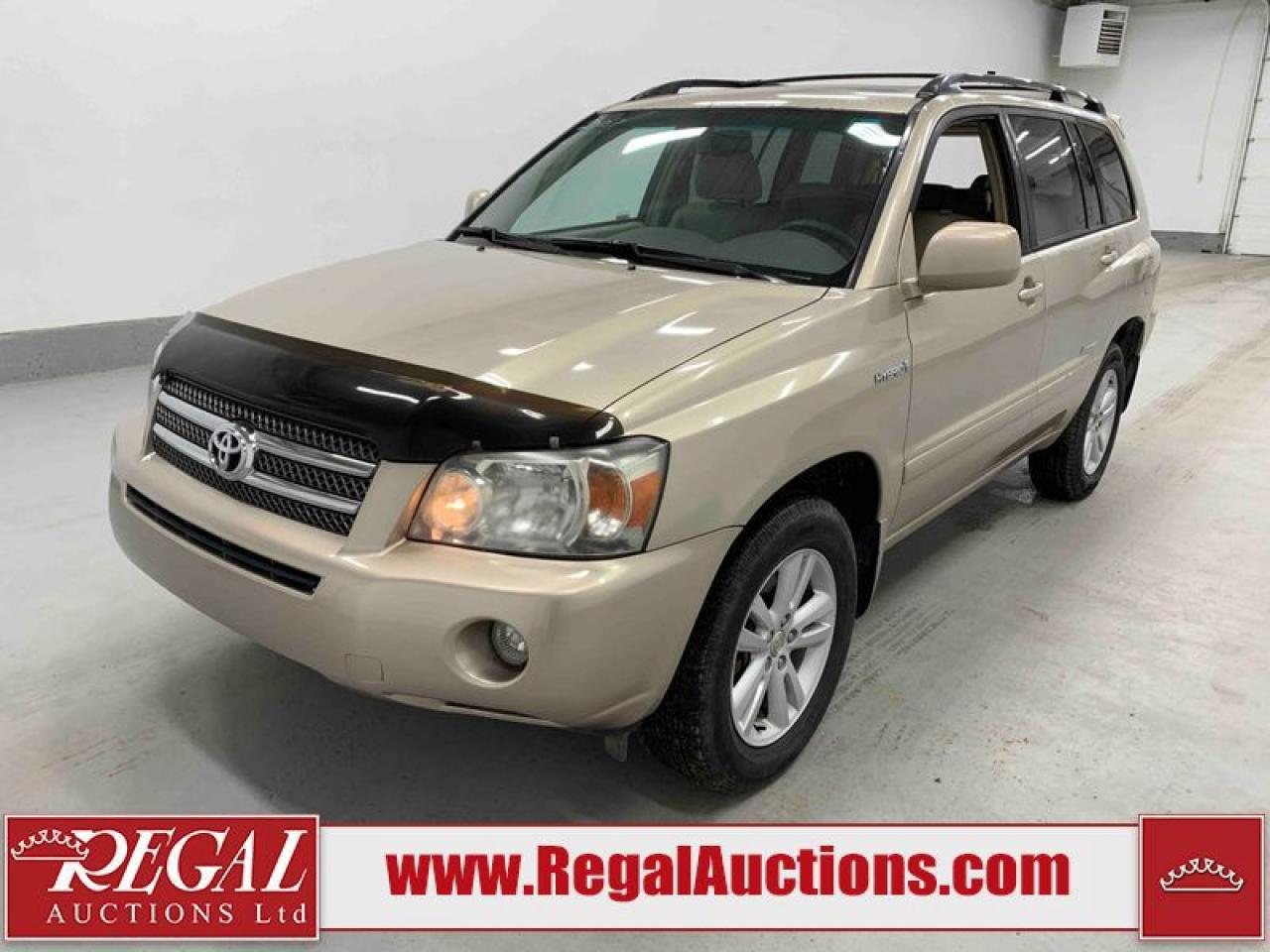 Used 2007 Toyota Highlander LIMITED for sale in Calgary, AB