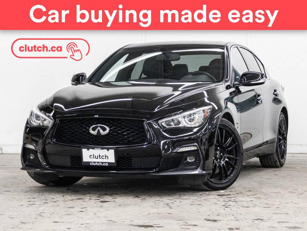 Used 2019 Infiniti Q50 Red Sport AWD w/ Heated Front Seats, Power Moonroof, Nav for sale in Toronto, ON