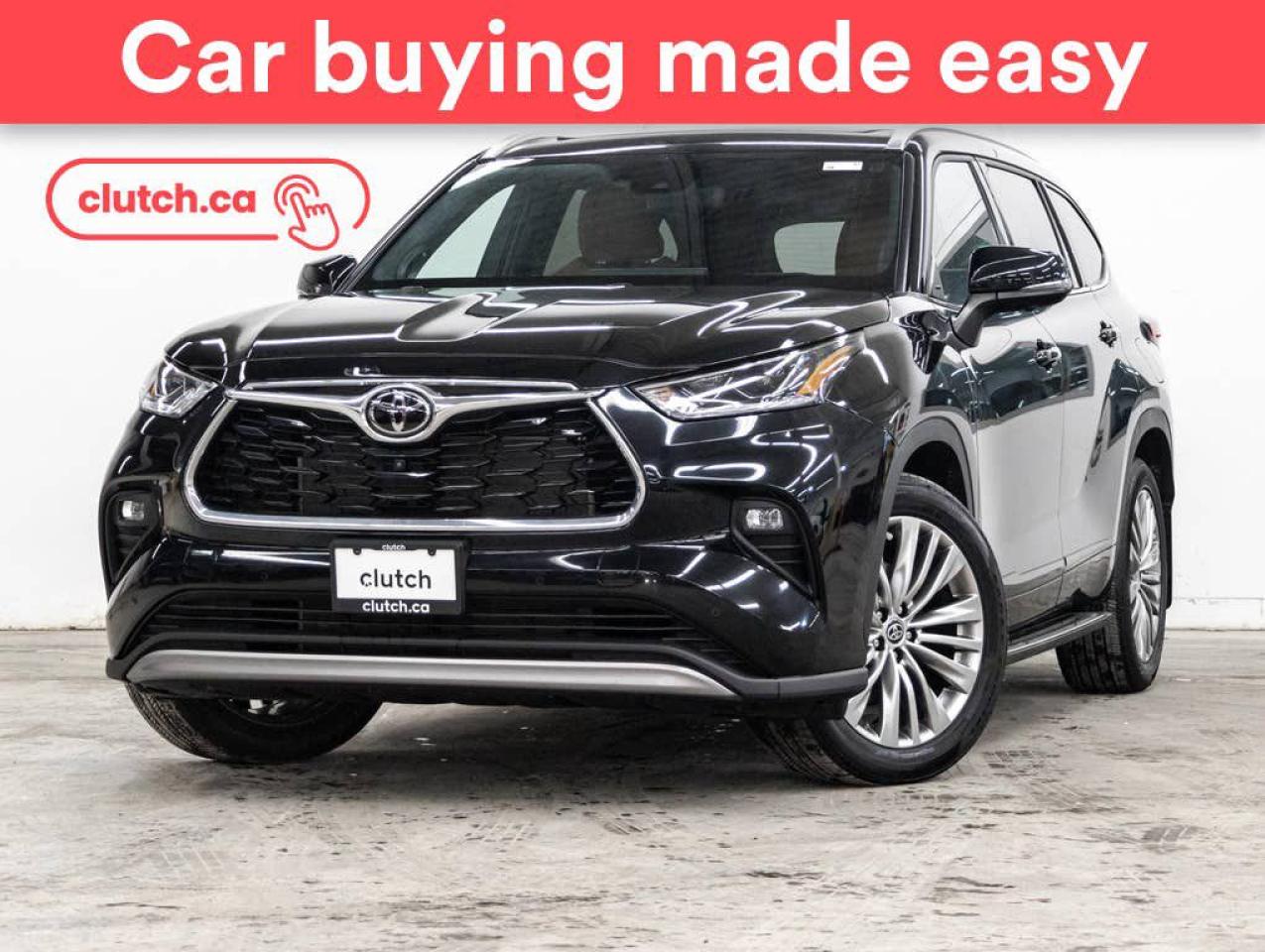 Used 2023 Toyota Highlander Limited AWD w/ Platinum Pkg w/ Apple CarPlay & Android Auto, Panoramic Moonroof, Nav for sale in Toronto, ON