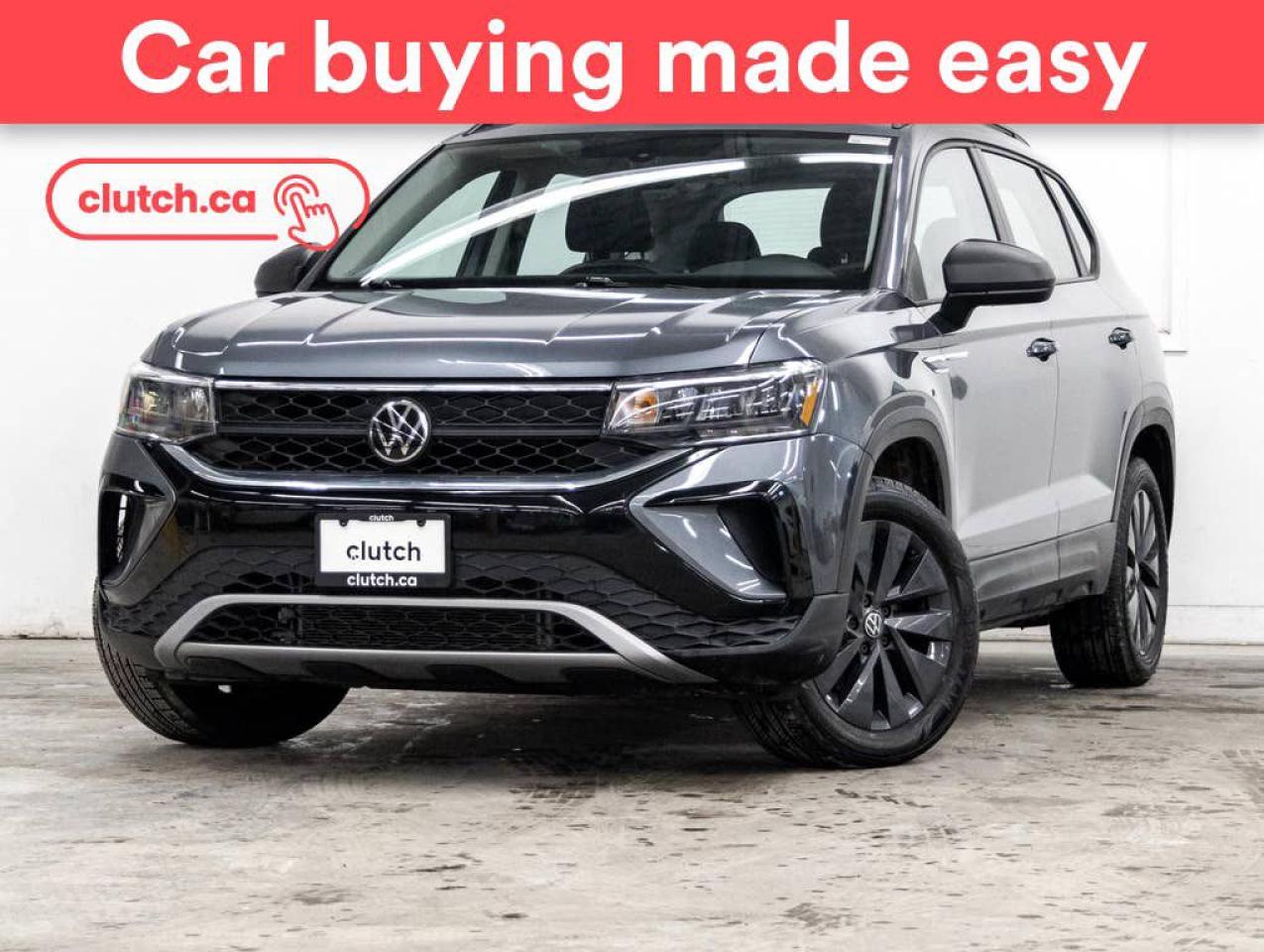 Used 2024 Volkswagen Taos Trendline w/ Apple CarPlay & Android Auto, Heated Steering Wheel, Heated Front Seats for sale in Toronto, ON