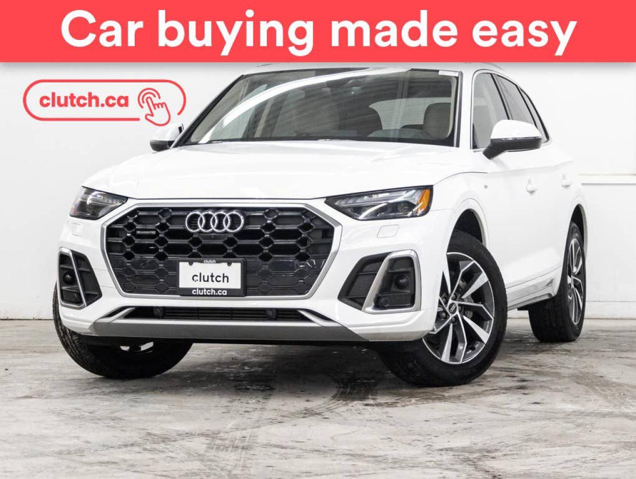 Used 2023 Audi Q5 Technik AWD w/ Apple CarPlay & Android Auto, Tri Zone A/C, Panoramic Sunroof for sale in Toronto, ON