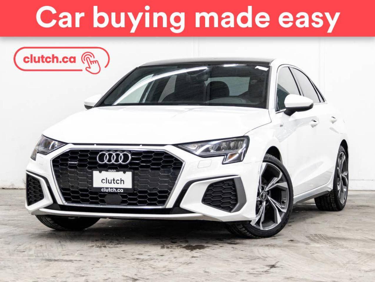 Used 2022 Audi A3 Progressiv AWD w/ Apple CarPlay & Android Auto, Dual Zone A/C, Power Sunroof for sale in Toronto, ON