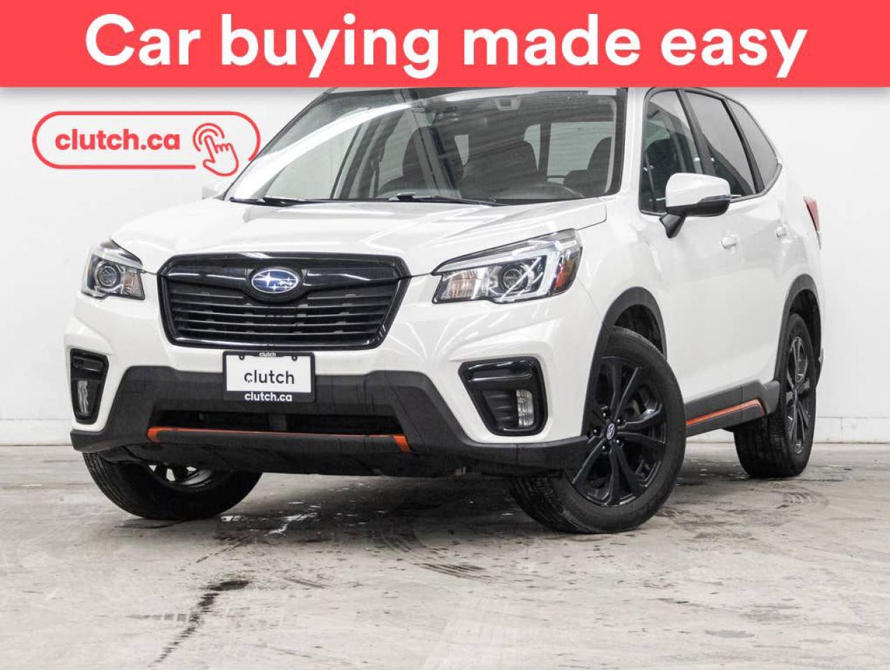 Used 2019 Subaru Forester 2.5i Sport AWD w/ Eyesight Pkg  w/ Apple CarPlay & Android Auto, Heated Front Seats, Rearview Camera for sale in Toronto, ON