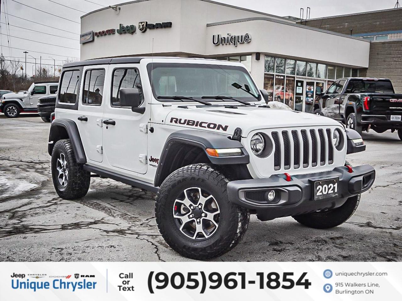 Used 2021 Jeep Wrangler Unlimited Rubicon 4x4| V6| 1 OWNER| HARD TOP| for sale in Burlington, ON