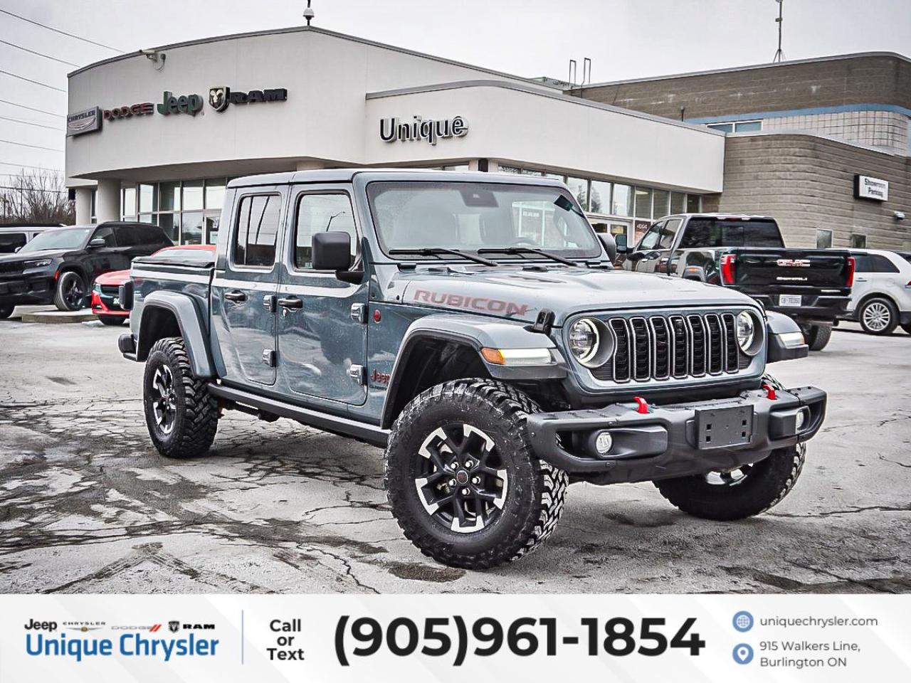 Used 2024 Jeep Gladiator Rubicon X 4x4| LEATHER| NAV| 88K MSRP| for sale in Burlington, ON