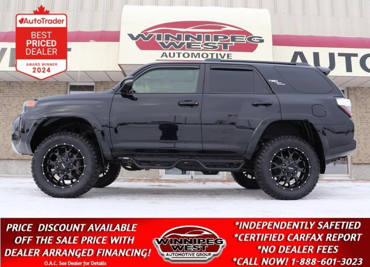 Used 2021 Toyota 4Runner TRD OFF RD PREMIUM, LIFTED & LOADED, SHARP, AS NEW for sale in Headingley, MB