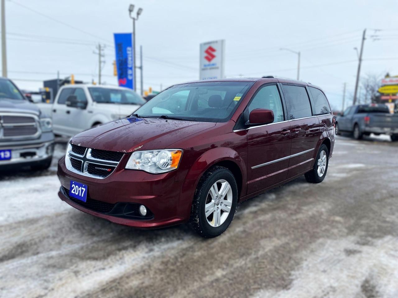 The 2017 Dodge Grand Caravan Crew is a stylish and practical minivan designed for families and those in need of versatile transportation. With its spacious interior, comfortable seating, and user-friendly features, its perfect for daily drives or long road trips. Offering a smooth ride and excellent cargo flexibility, the Grand Caravan Crew is an ideal choice for those seeking a dependable and well-rounded vehicle.

G. D. Coates - The Original Used Car Superstore!
 
  Our Financing: We have financing for everyone regardless of your history. We have been helping people rebuild their credit since 1973 and can get you approvals other dealers cant. Our credit specialists will work closely with you to get you the approval and vehicle that is right for you. Come see for yourself why were known as The Home of The Credit Rebuilders!
 
  Our Warranty: G. D. Coates Used Car Superstore offers fully insured warranty plans catered to each customers individual needs. Terms are available from 3 months to 7 years and because our customers come from all over, the coverage is valid anywhere in North America.
 
  Parts & Service: We have a large eleven bay service department that services most makes and models. Our service department also includes a cleanup department for complete detailing and free shuttle service. We service what we sell! We sell and install all makes of new and used tires. Summer, winter, performance, all-season, all-terrain and more! Dress up your new car, truck, minivan or SUV before you take delivery! We carry accessories for all makes and models from hundreds of suppliers. Trailer hitches, tonneau covers, step bars, bug guards, vent visors, chrome trim, LED light kits, performance chips, leveling kits, and more! We also carry aftermarket aluminum rims for most makes and models.
 
  Our Story: Family owned and operated since 1973, we have earned a reputation for the best selection, the best reconditioned vehicles, the best financing options and the best customer service! We are a full service dealership with a massive inventory of used cars, trucks, minivans and SUVs. Chrysler, Dodge, Jeep, Ford, Lincoln, Chevrolet, GMC, Buick, Pontiac, Saturn, Cadillac, Honda, Toyota, Kia, Hyundai, Subaru, Suzuki, Volkswagen - Weve Got Em! Come see for yourself why G. D. Coates Used Car Superstore was voted Barries Best Used Car Dealership!