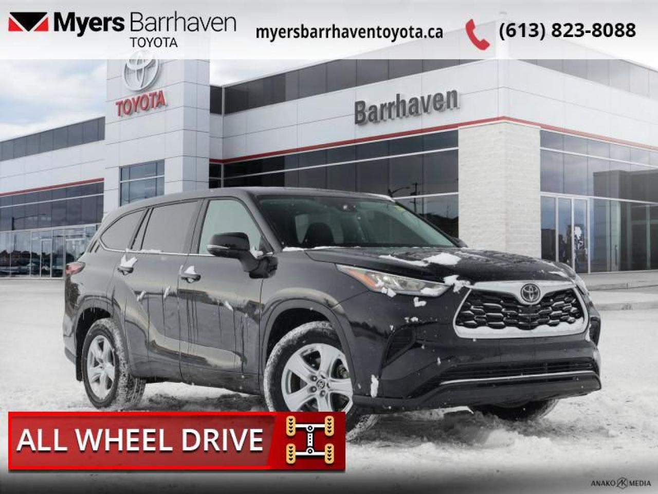 Used 2024 Toyota Highlander LE  - Low Mileage for sale in Ottawa, ON