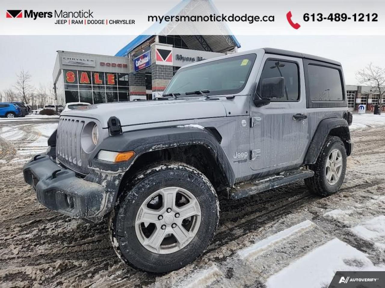 Used 2019 Jeep Wrangler Sport S  - Aluminum Wheels for sale in Ottawa, ON